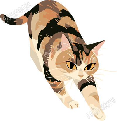 日系猫咪PNG素材