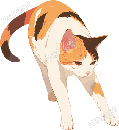 日系猫咪插图