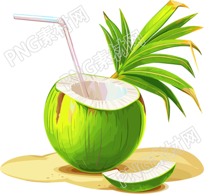 椰汁高清图形素材