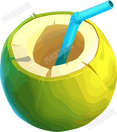 椰汁商用插图
