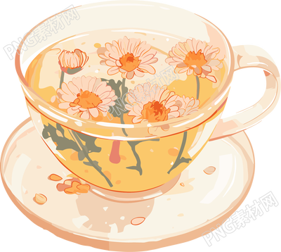 菊花茶高清质量素材