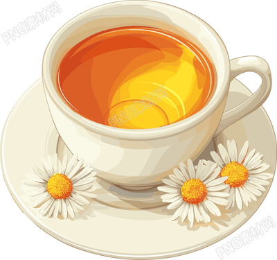 菊花茶简约插图
