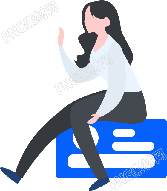 商务风格职场女性坐