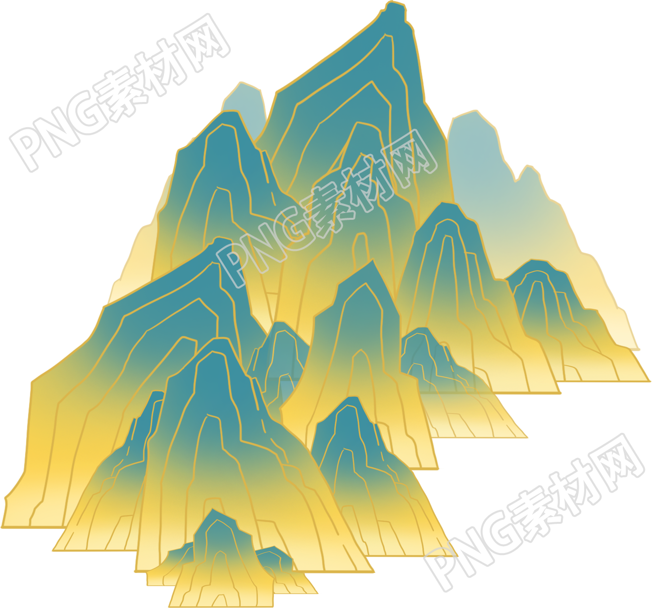 山峰素材