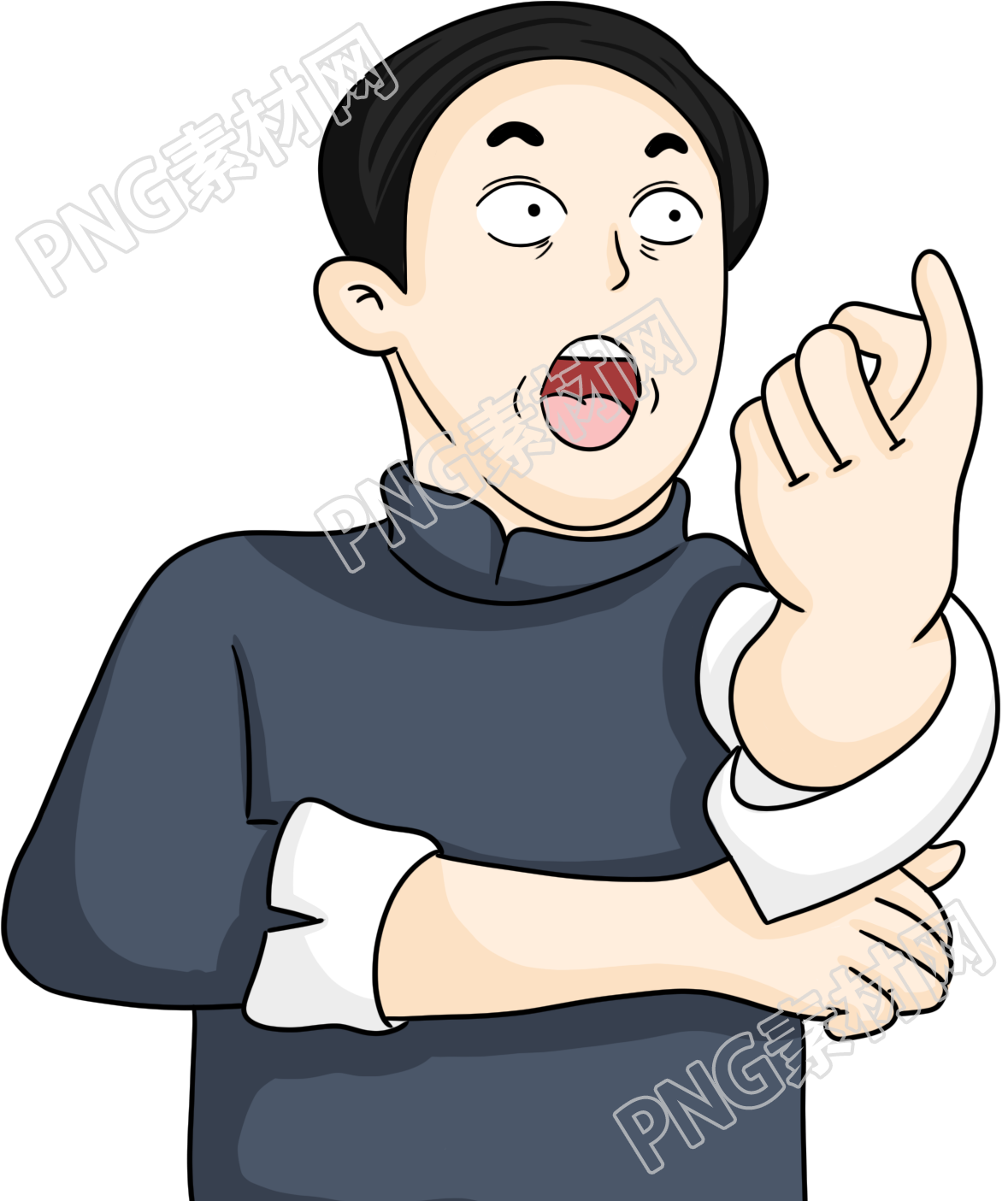 趣味插画人物素材
