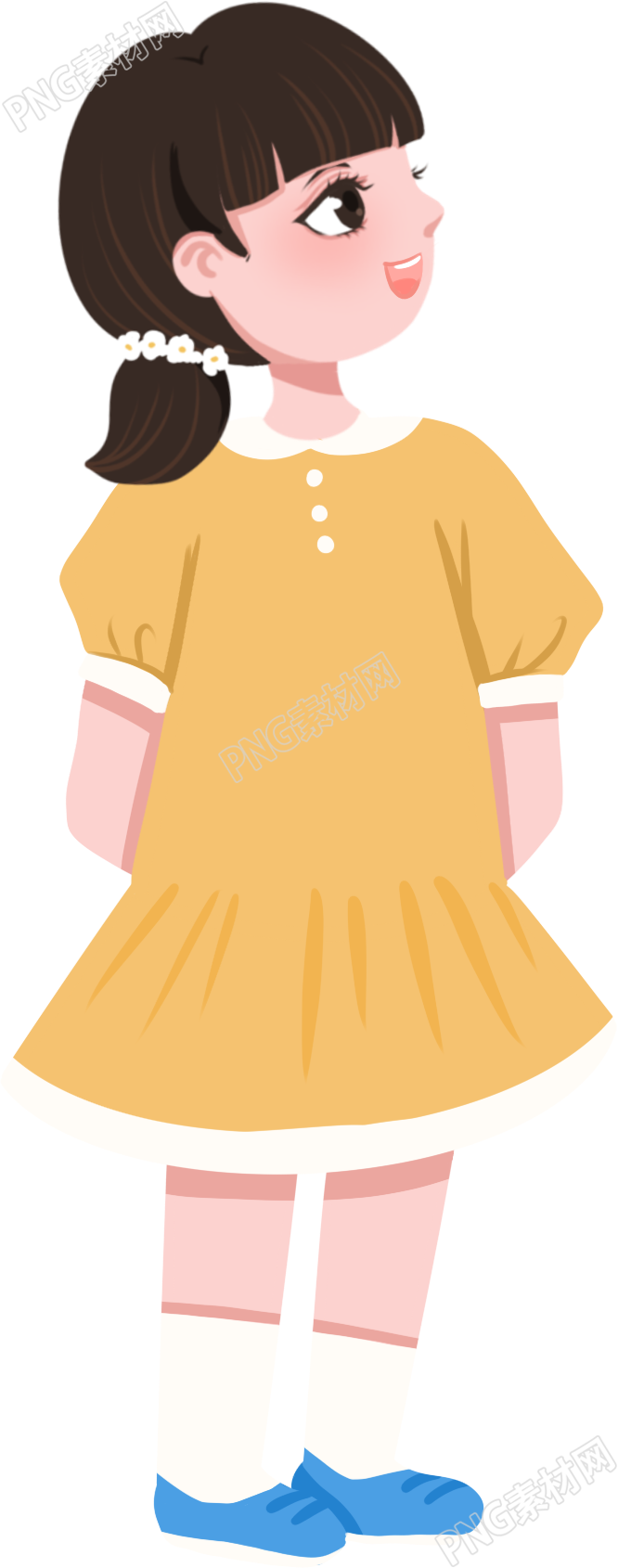 卡通女孩素材