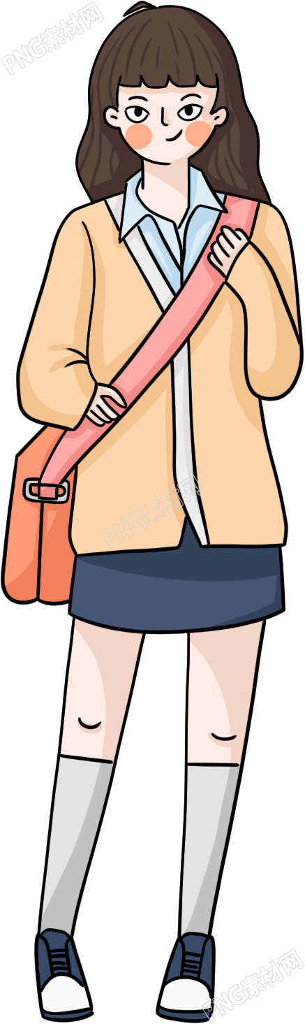 学生穿校服的女孩