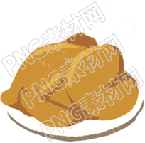 餐饮美食烤鸡素材