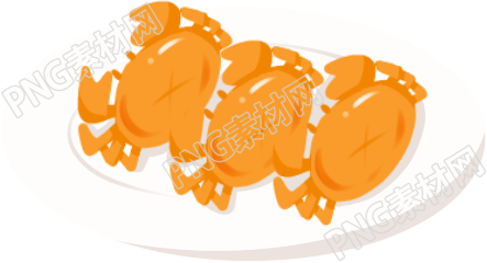 水煮螃蟹餐饮素材