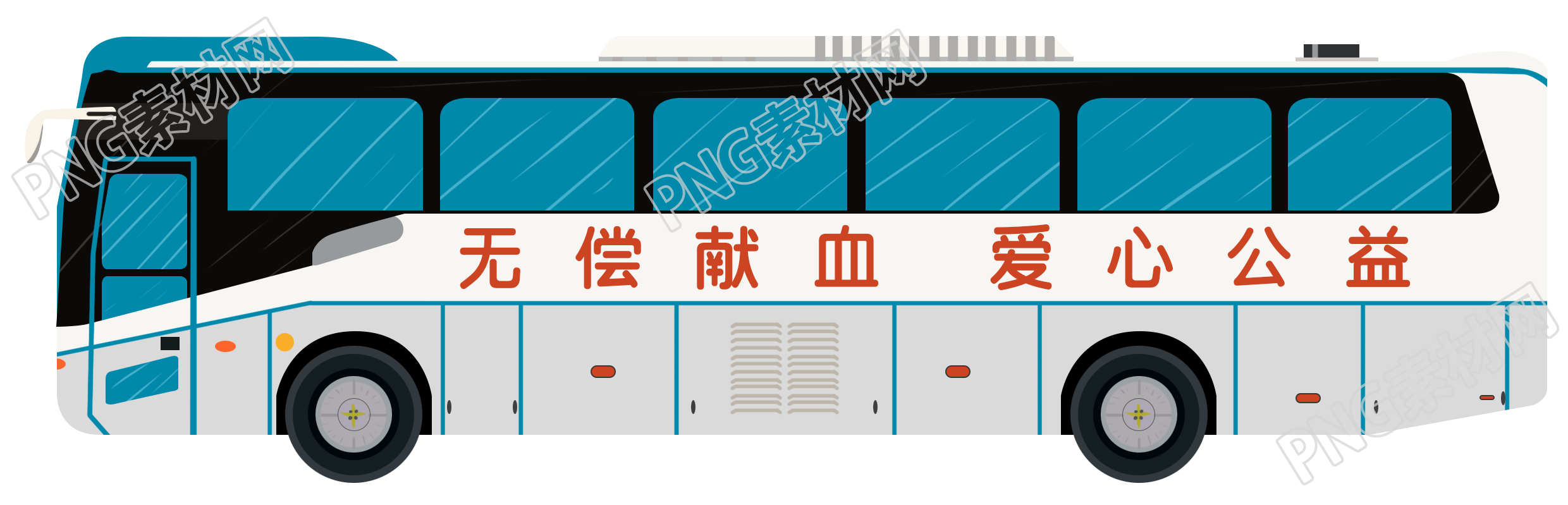 无偿献血车素材