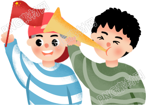 快乐的小男孩
