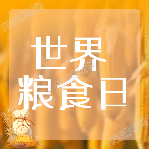 世界粮食日丰收的稻谷简约微信公众号次图