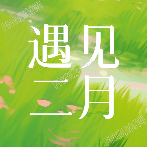 遇见二月动漫风格微信公众号次图