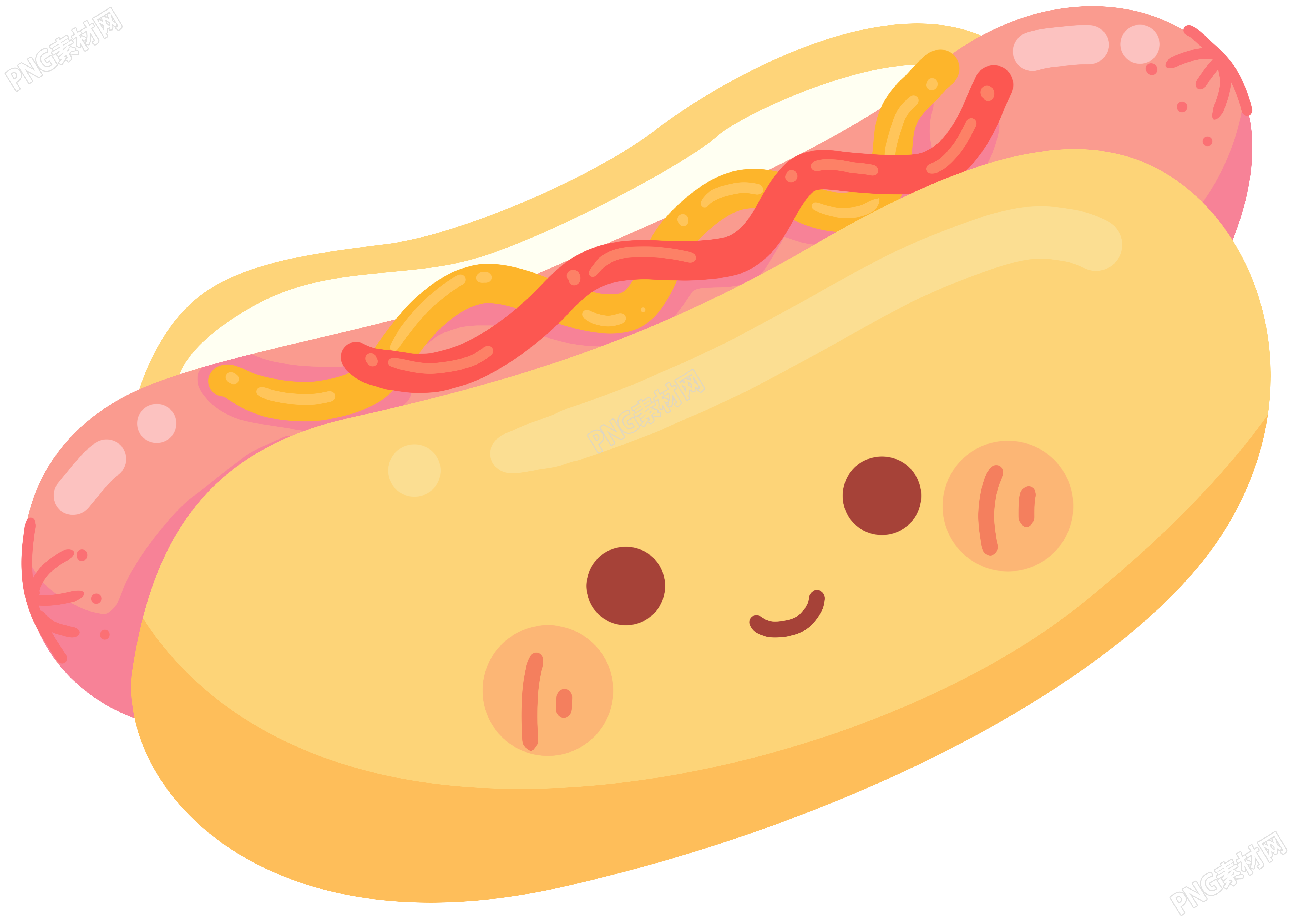 热狗插画