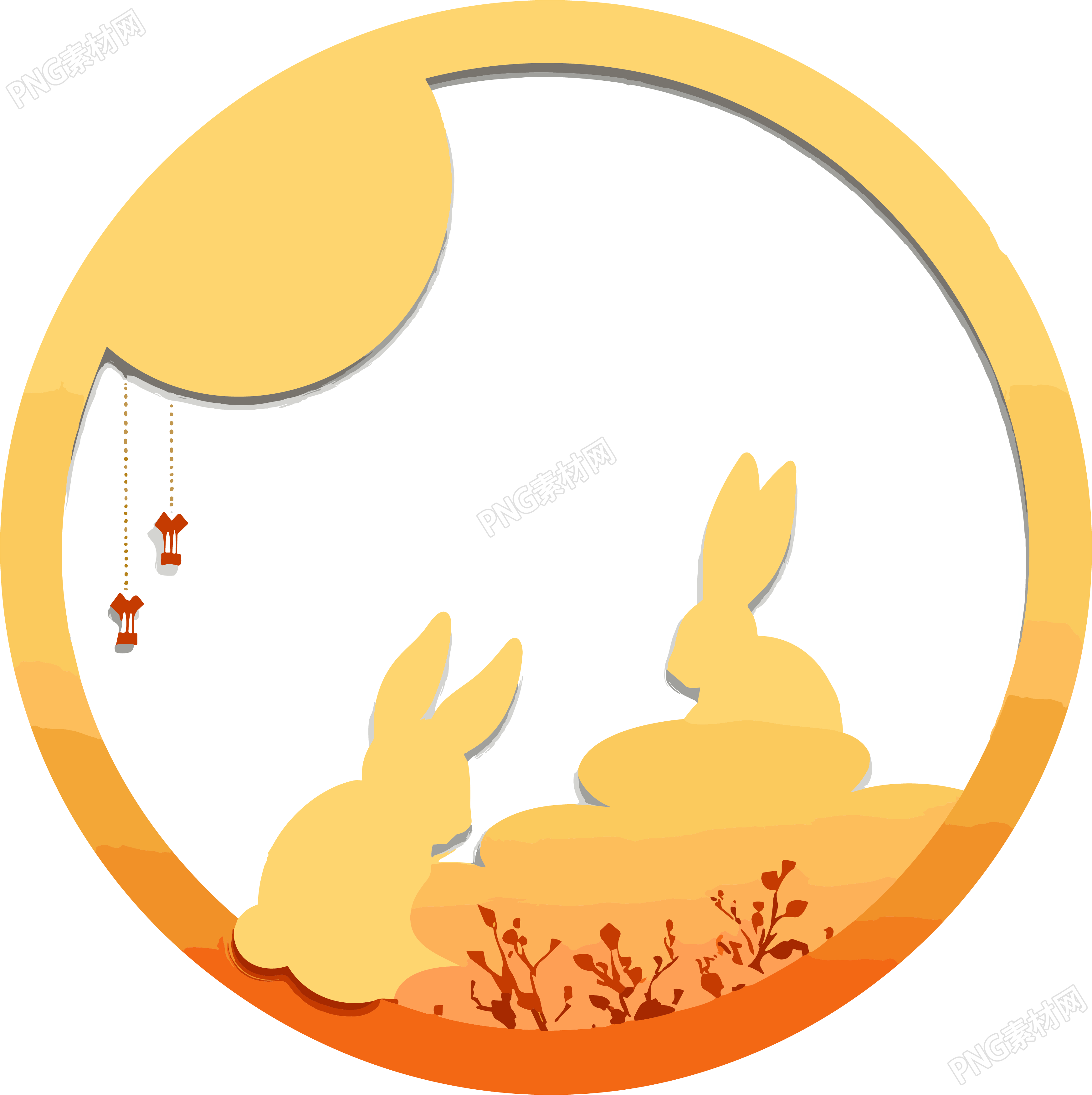 中秋节PNG图形素材