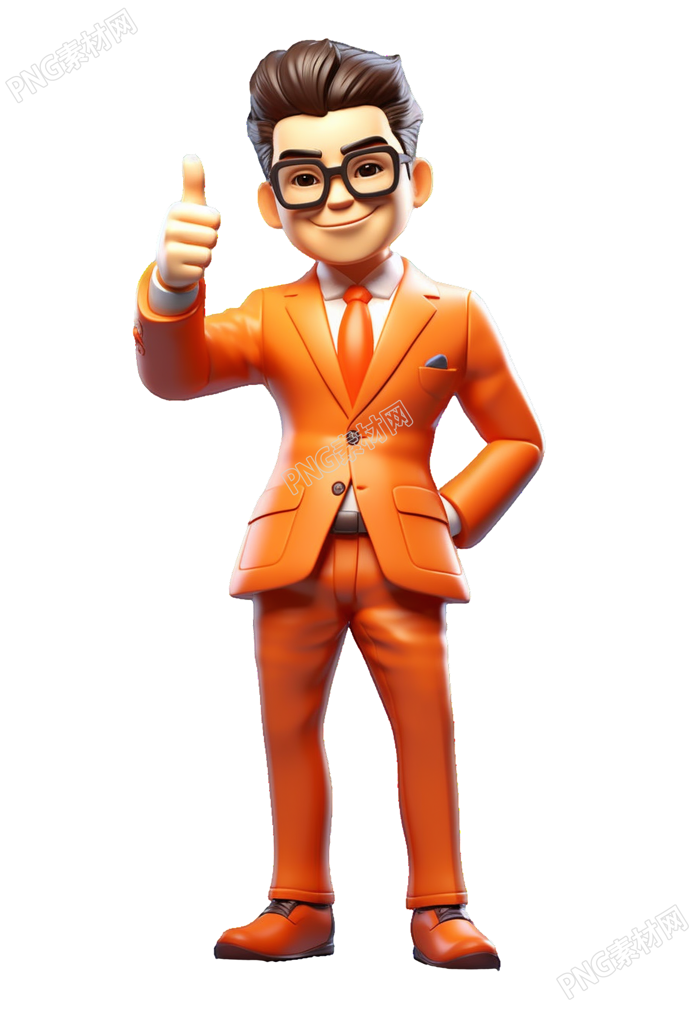 可商用的3D人物PNG图形素材