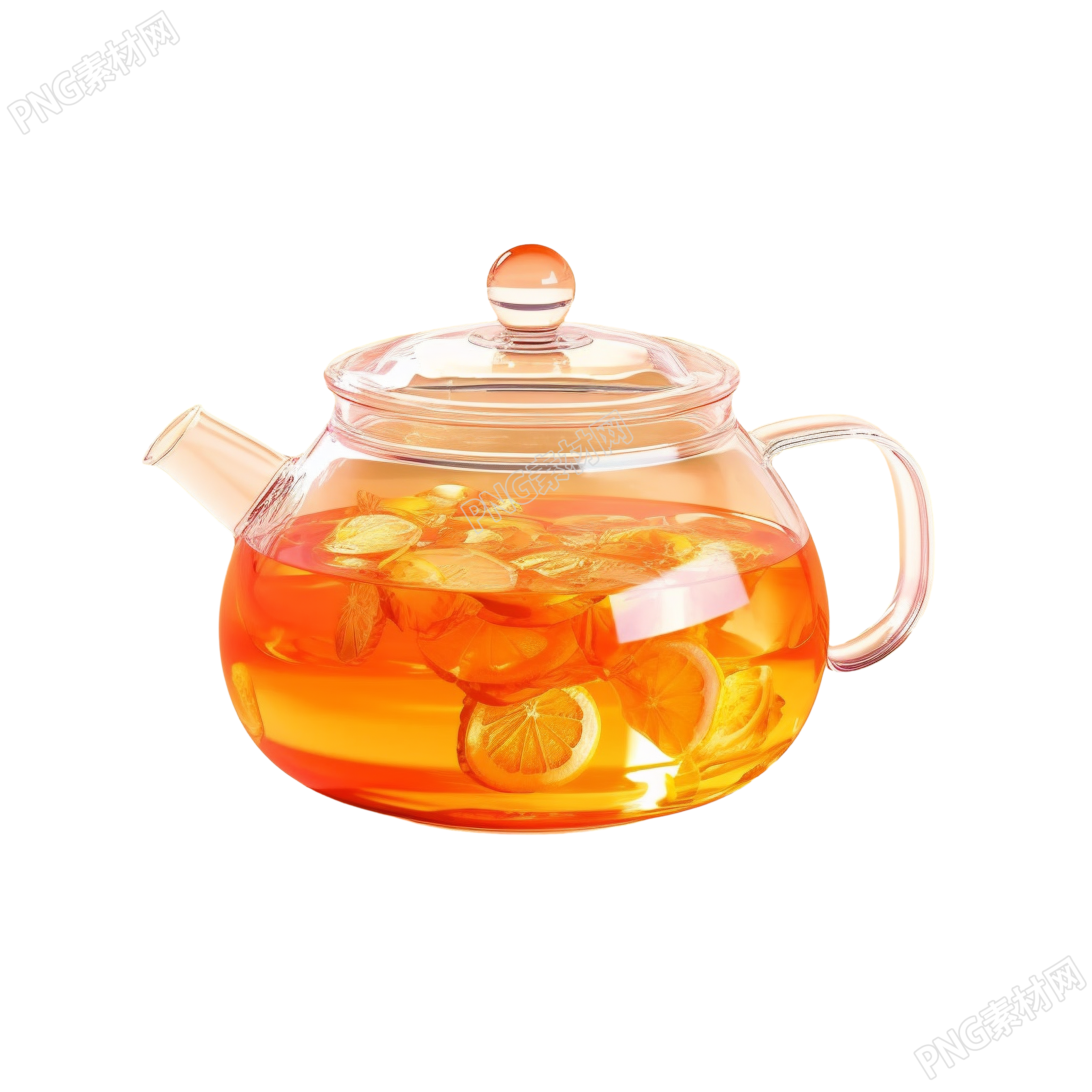 一壶茶半透明高清PNG图形素材