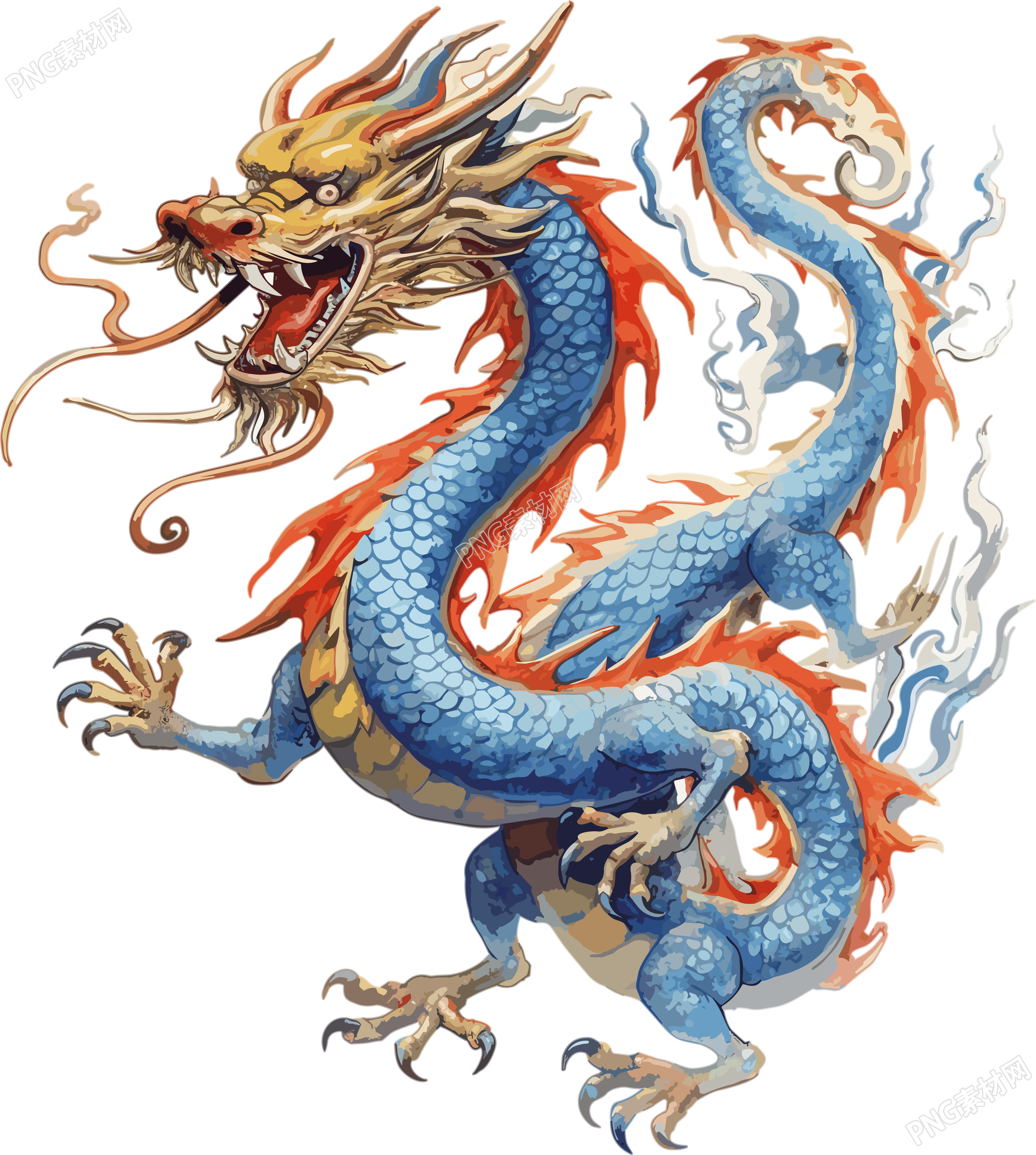 商业设计中国龙威武霸气素材