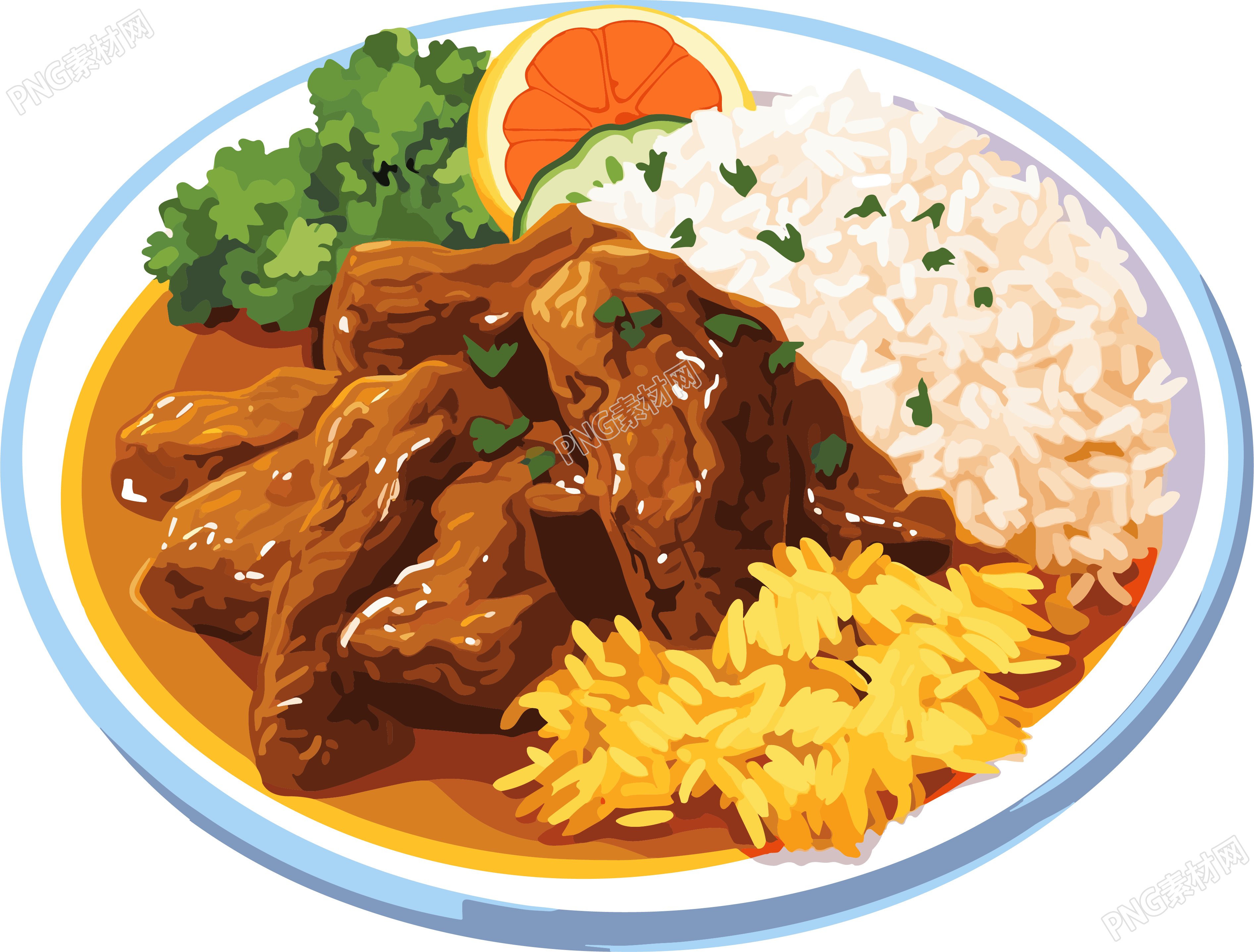 冬季美食商业插画设计素材