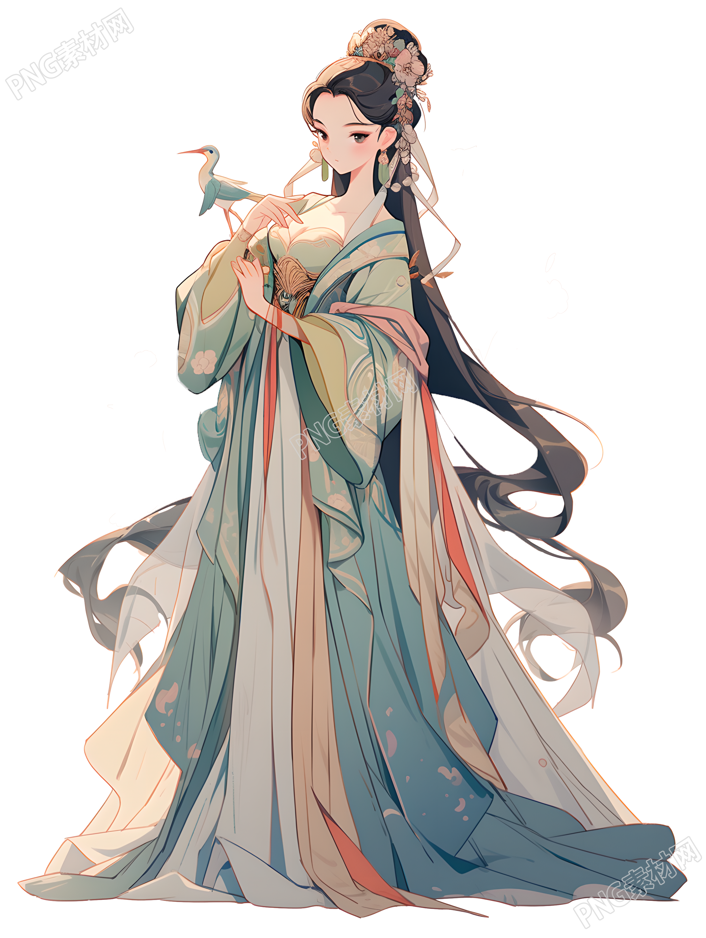 汉服女神创意设计素材