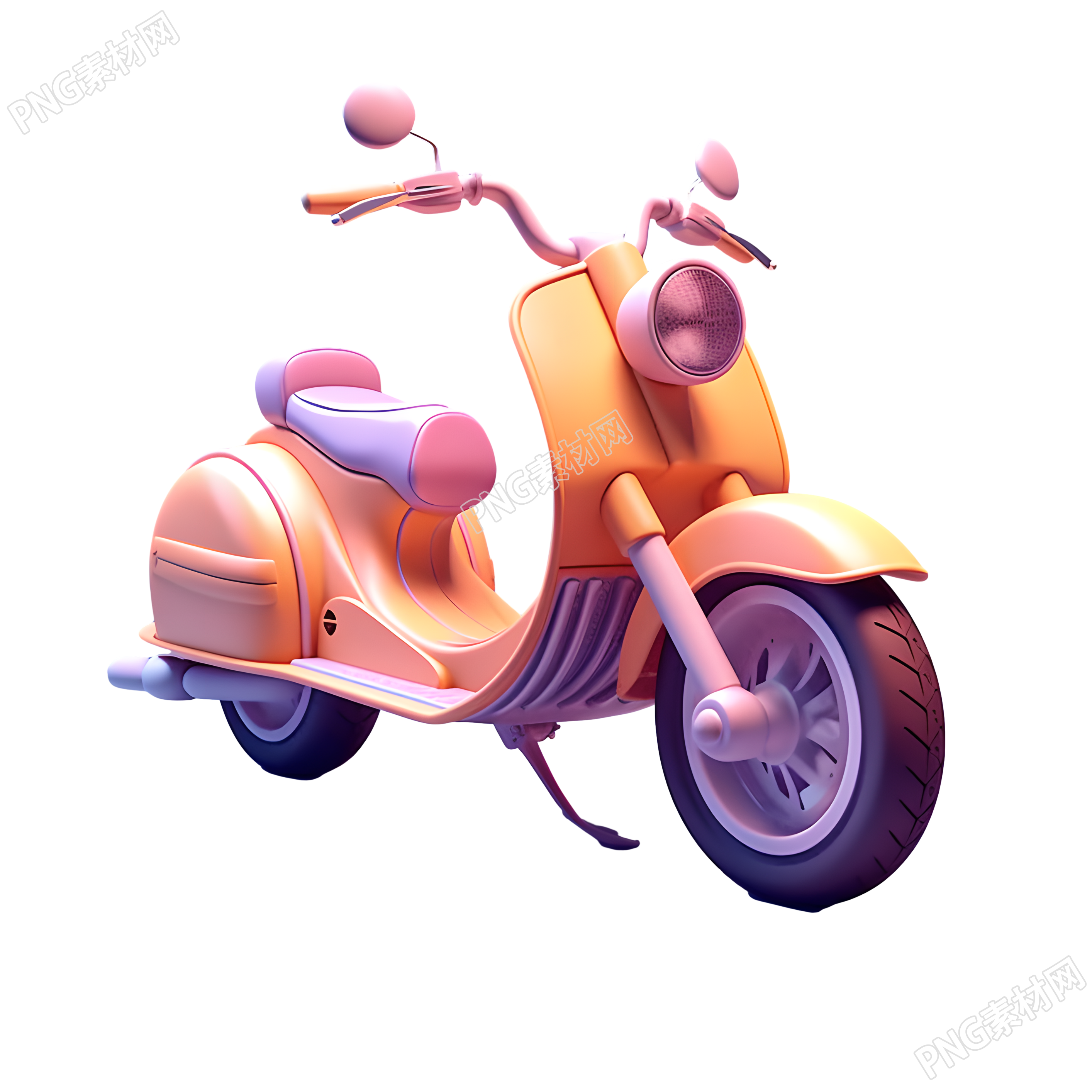 电动车3D渲染商业设计元素