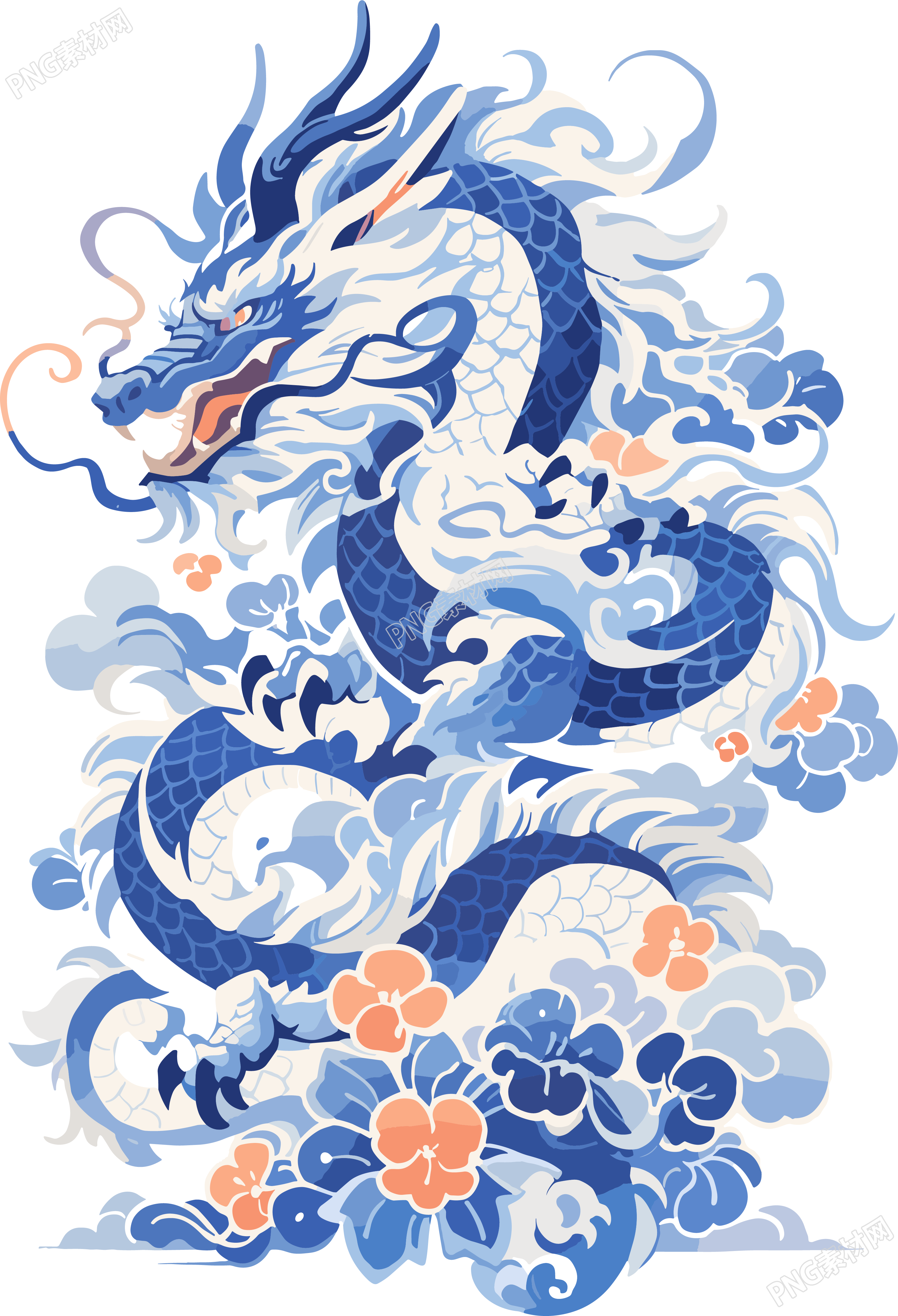 中国龙创意设计图案元素
