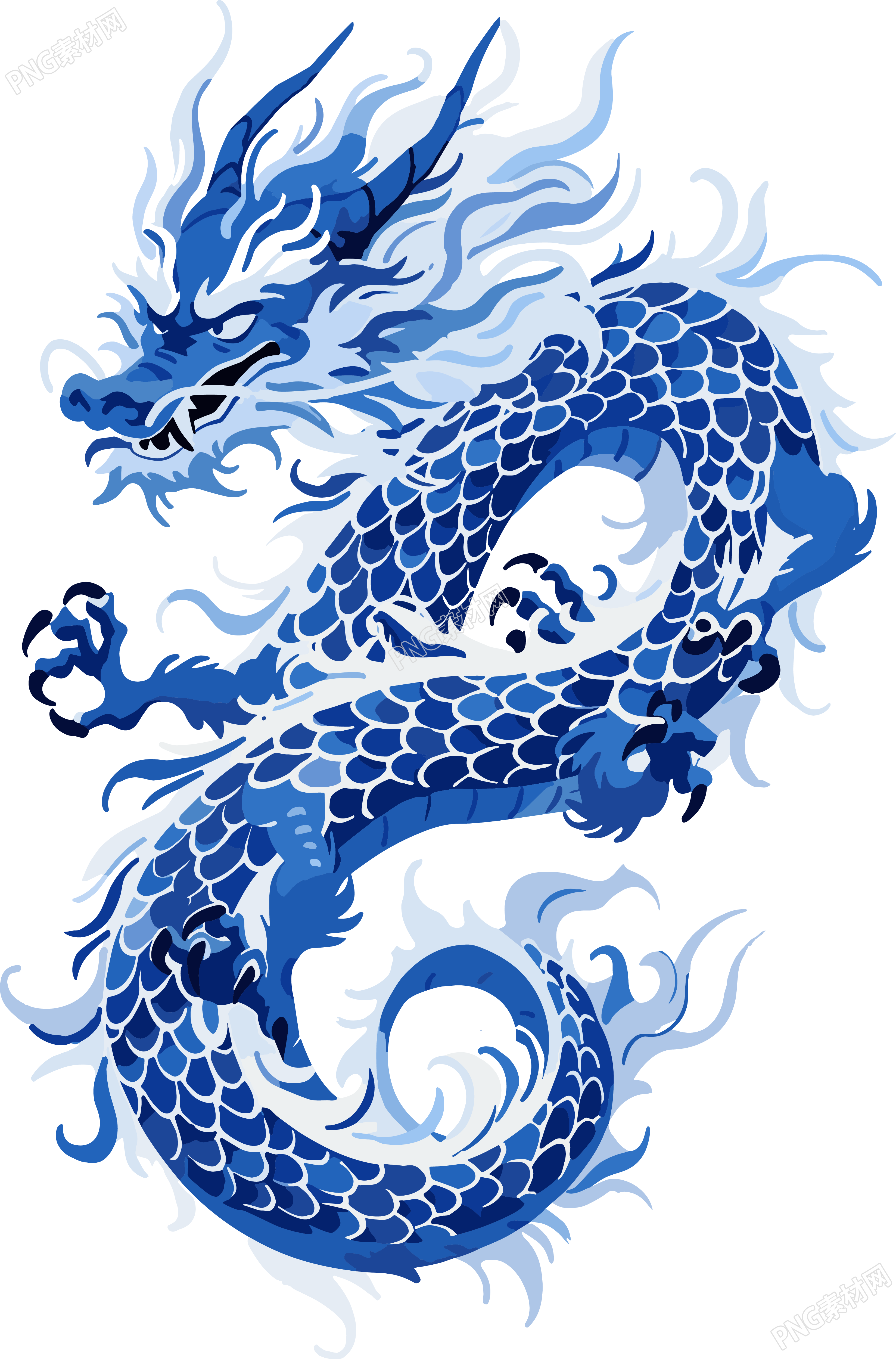 中国龙简洁设计元素