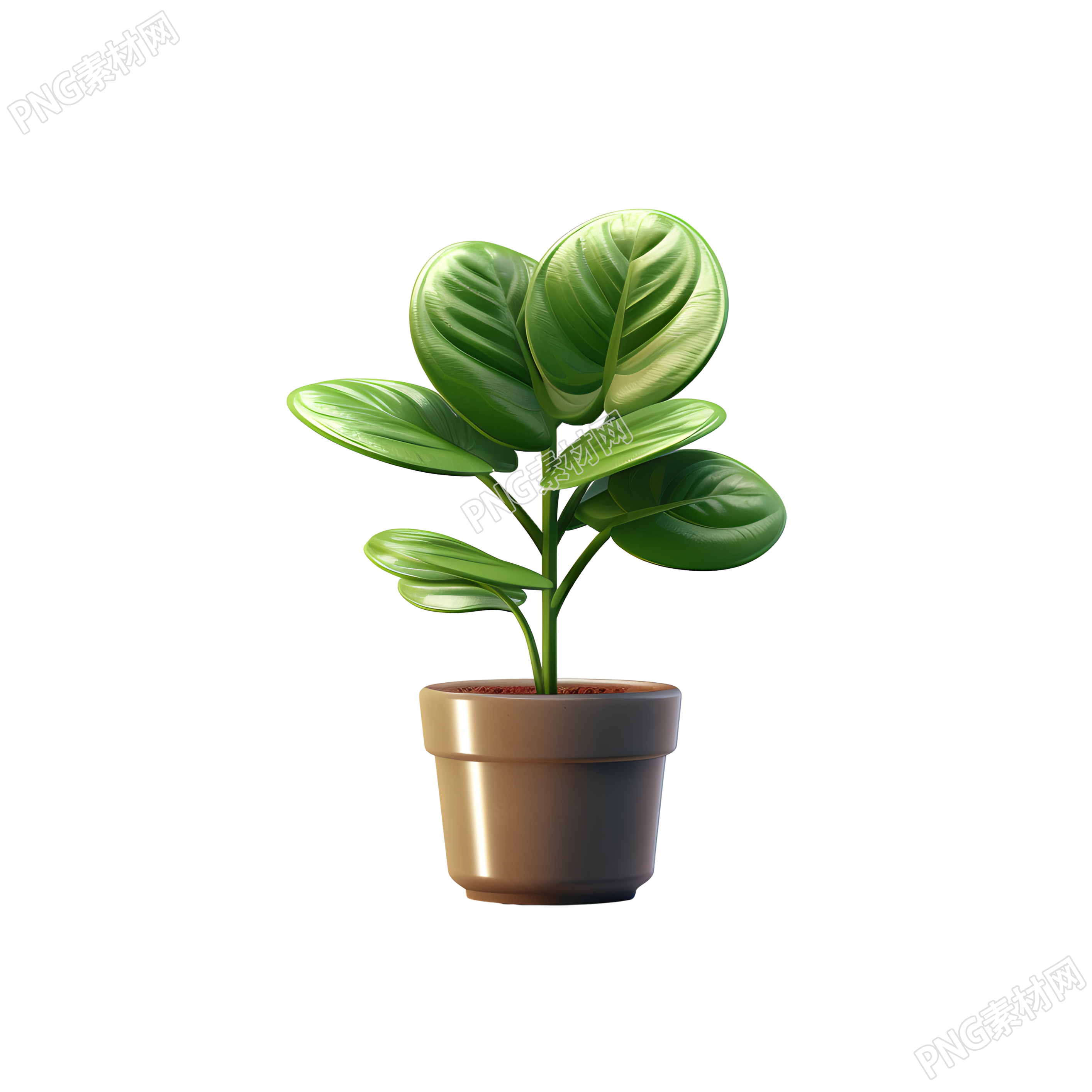植物3D模型PNG图形素材
