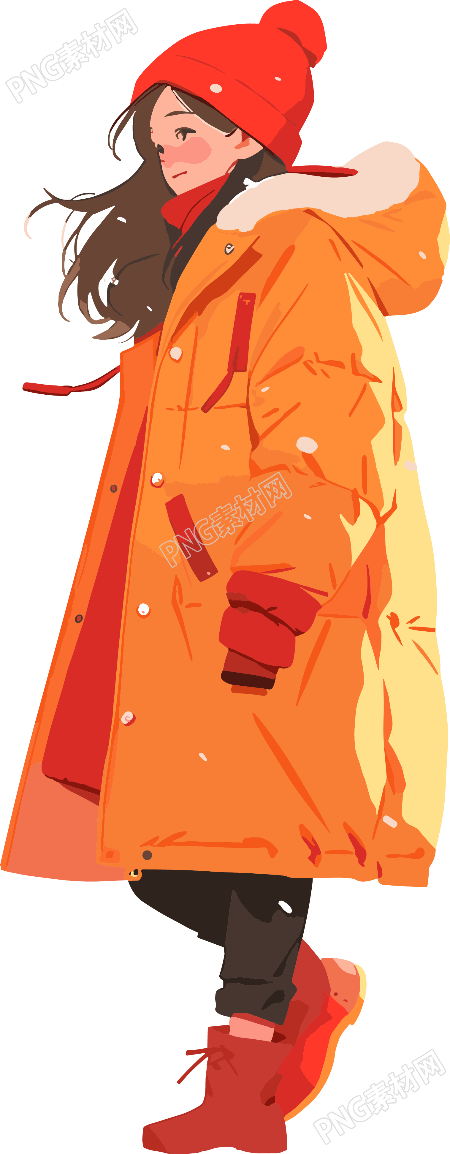 冬季羽绒服女孩保暖插图