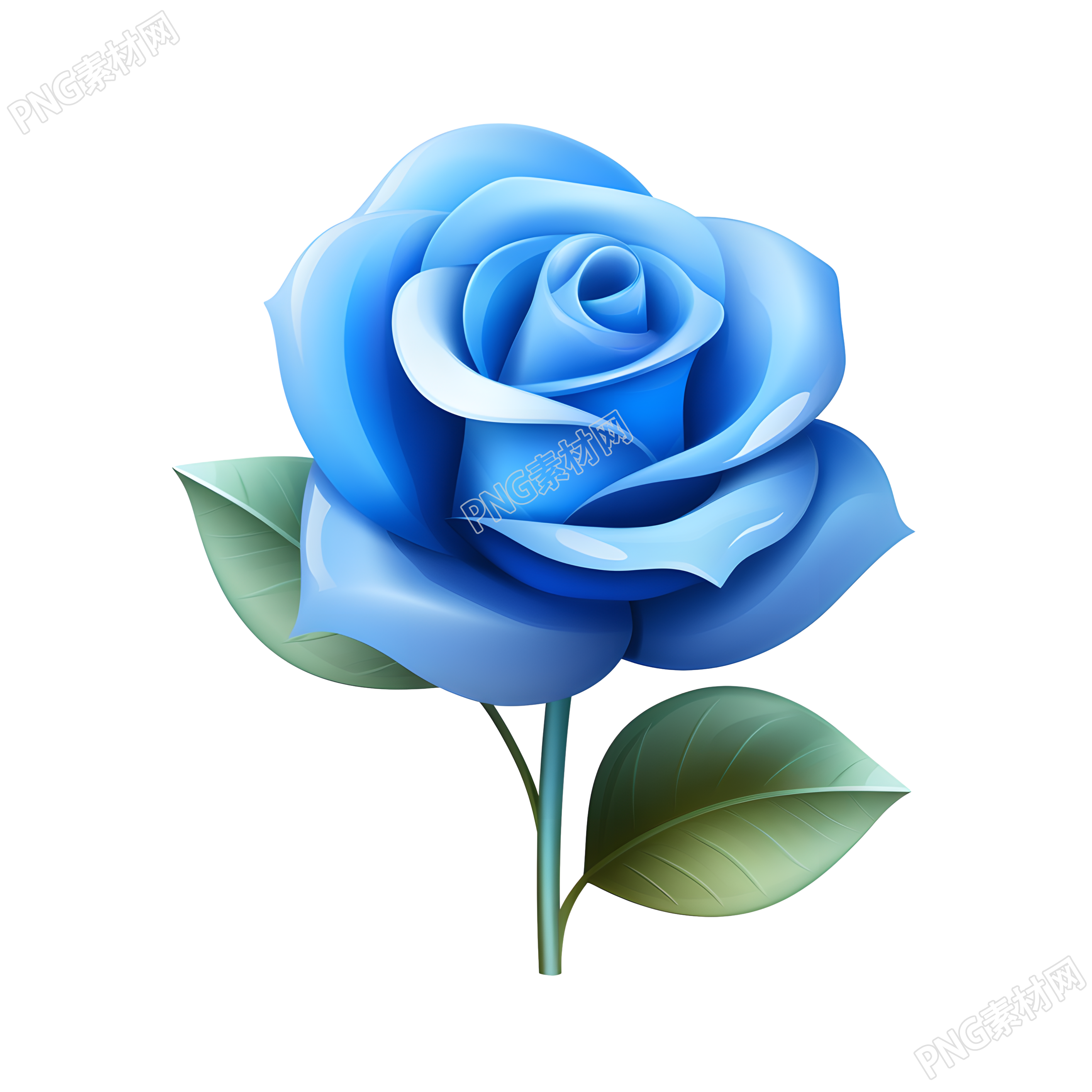 可爱3D花卉素材