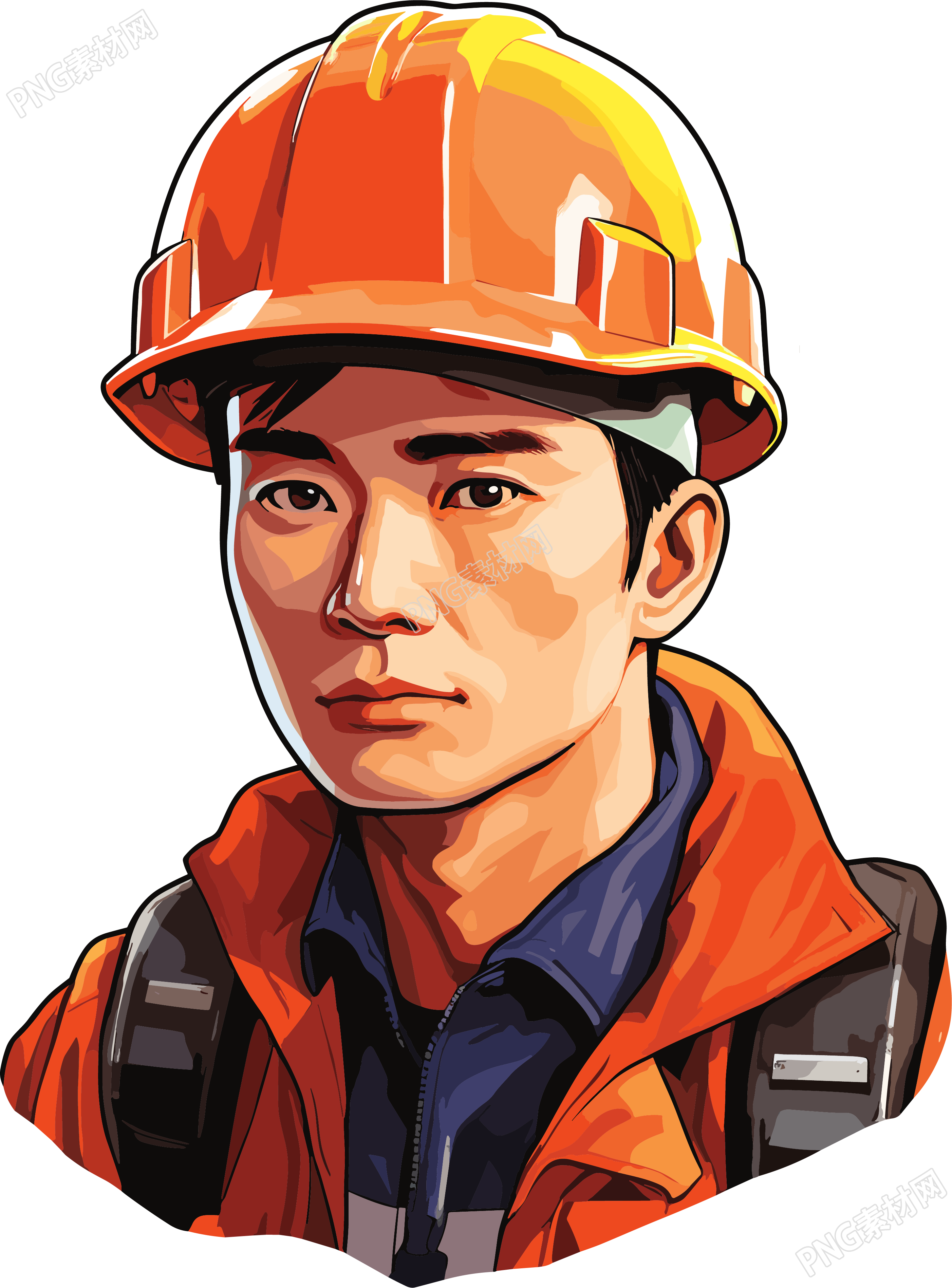 工人創(chuàng)意設(shè)計(jì)插畫