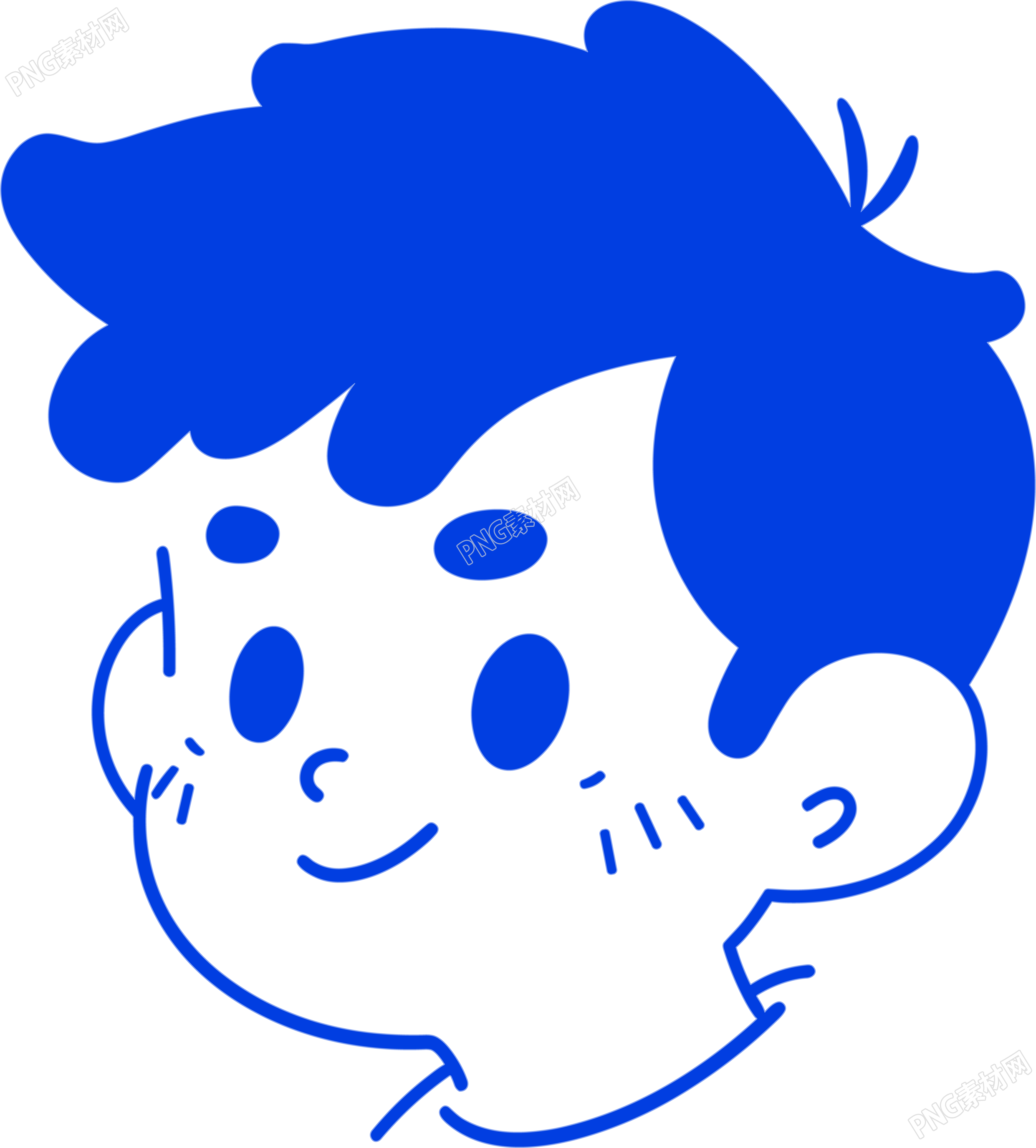 卡通男孩PNG素材