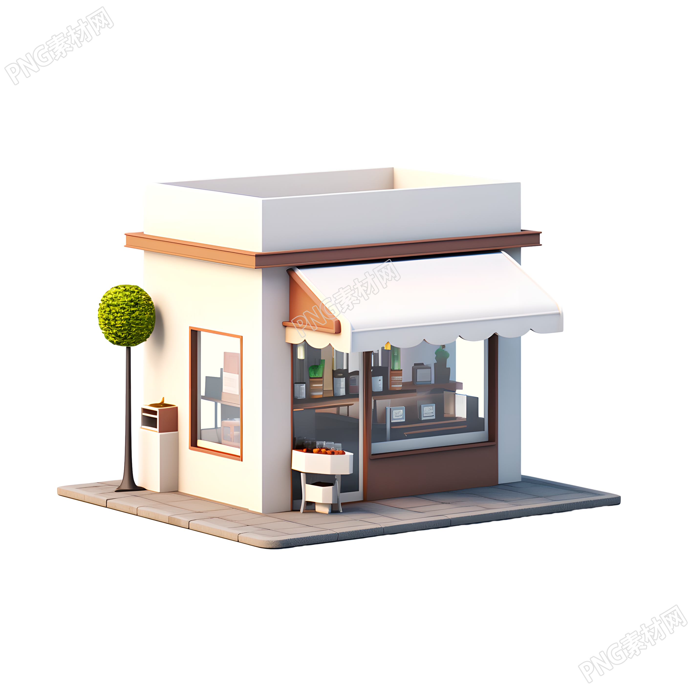 3D购物小店创意设计素材