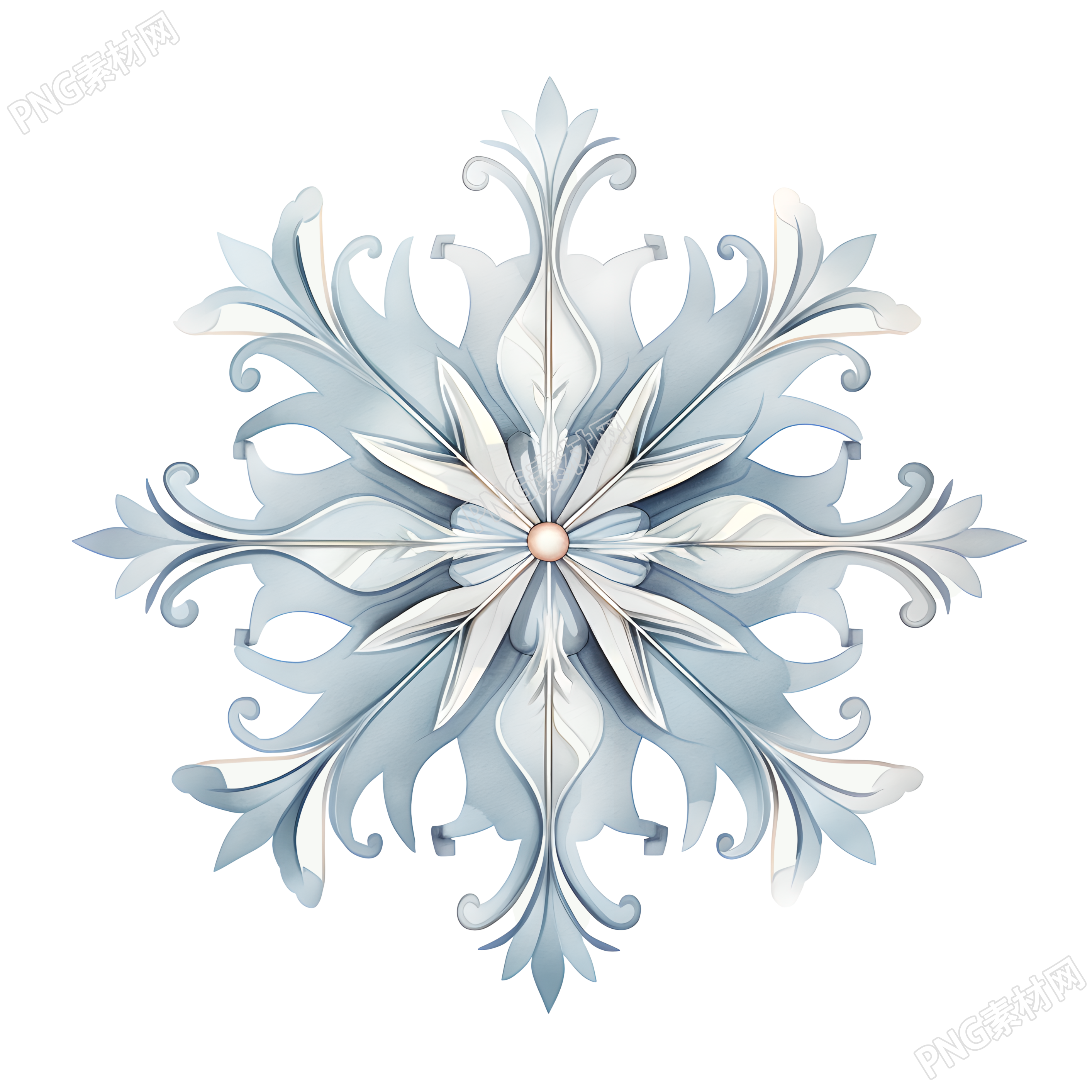 雪花素材设计元素