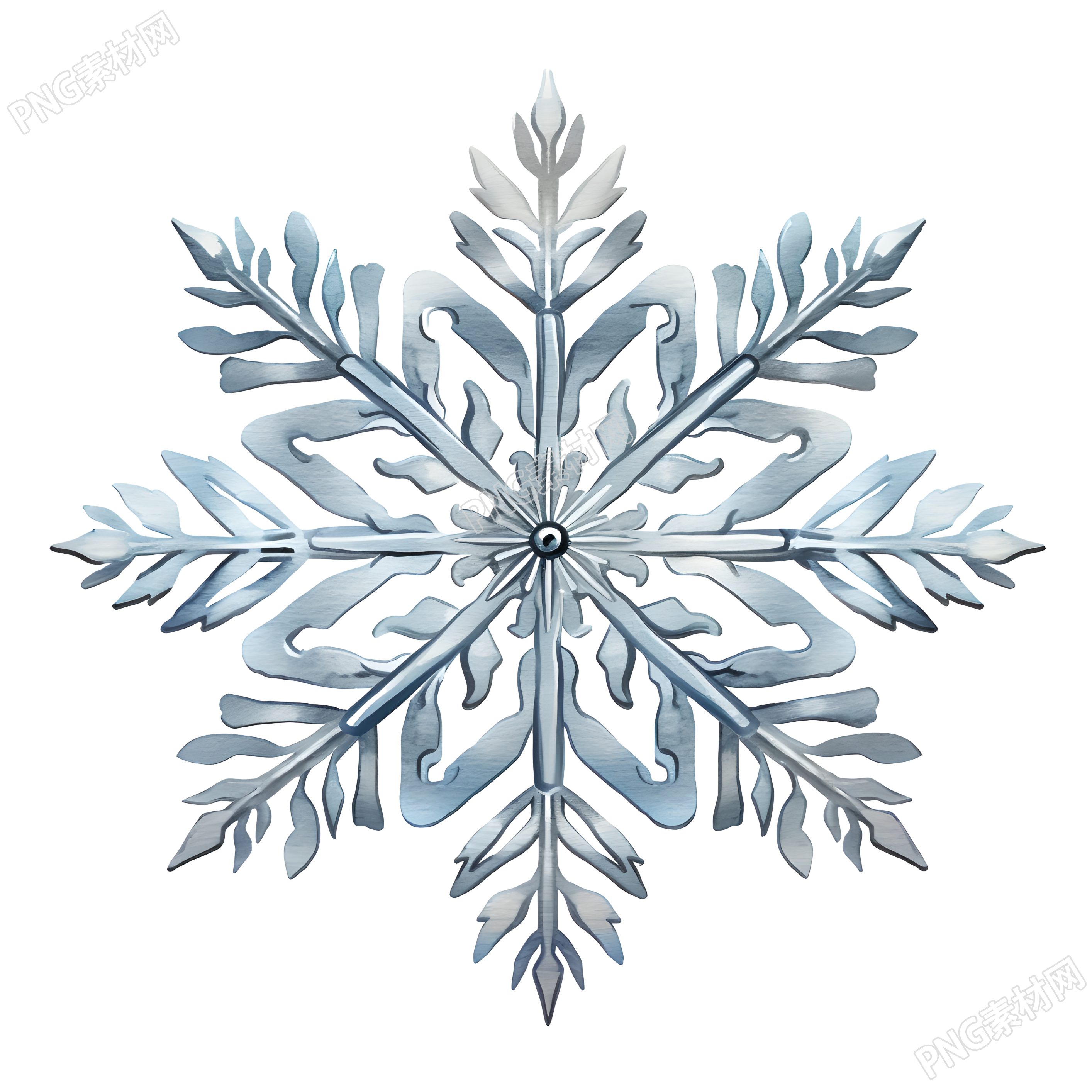 雪花创意设计元素