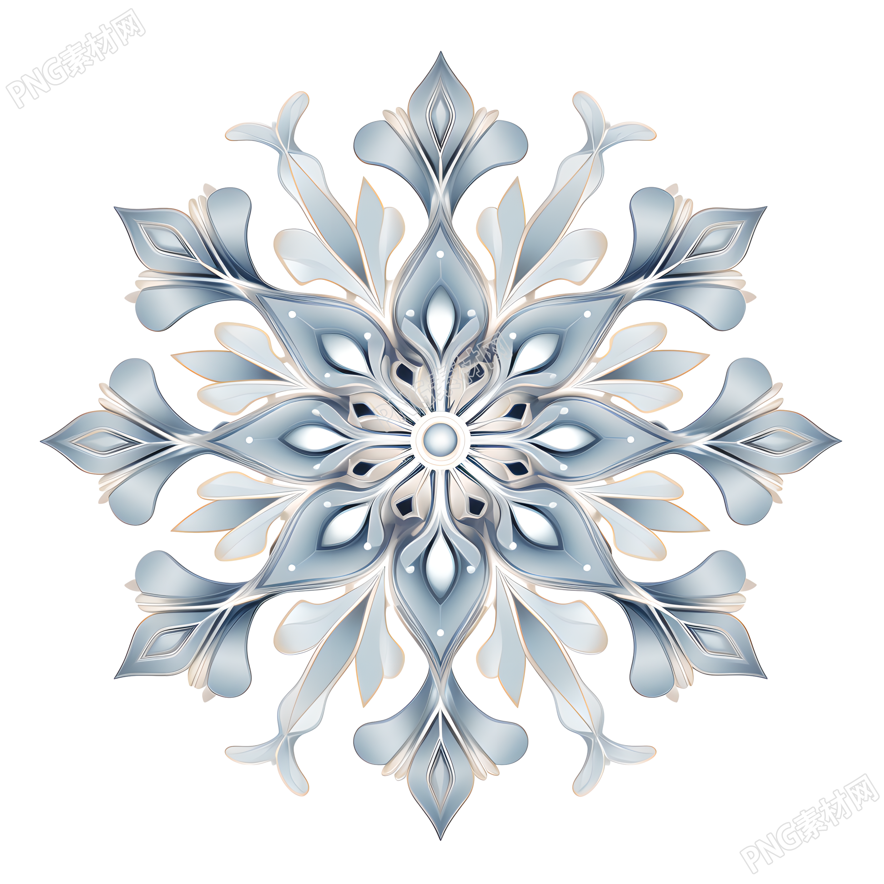 雪花柔和灰色调素材