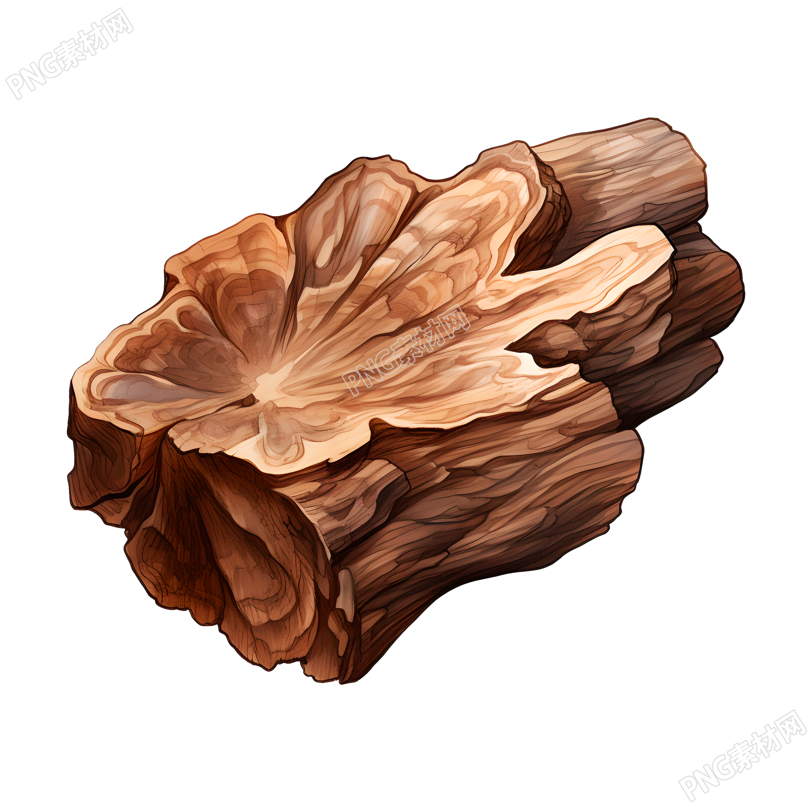 胡桃木創(chuàng)意設(shè)計元素