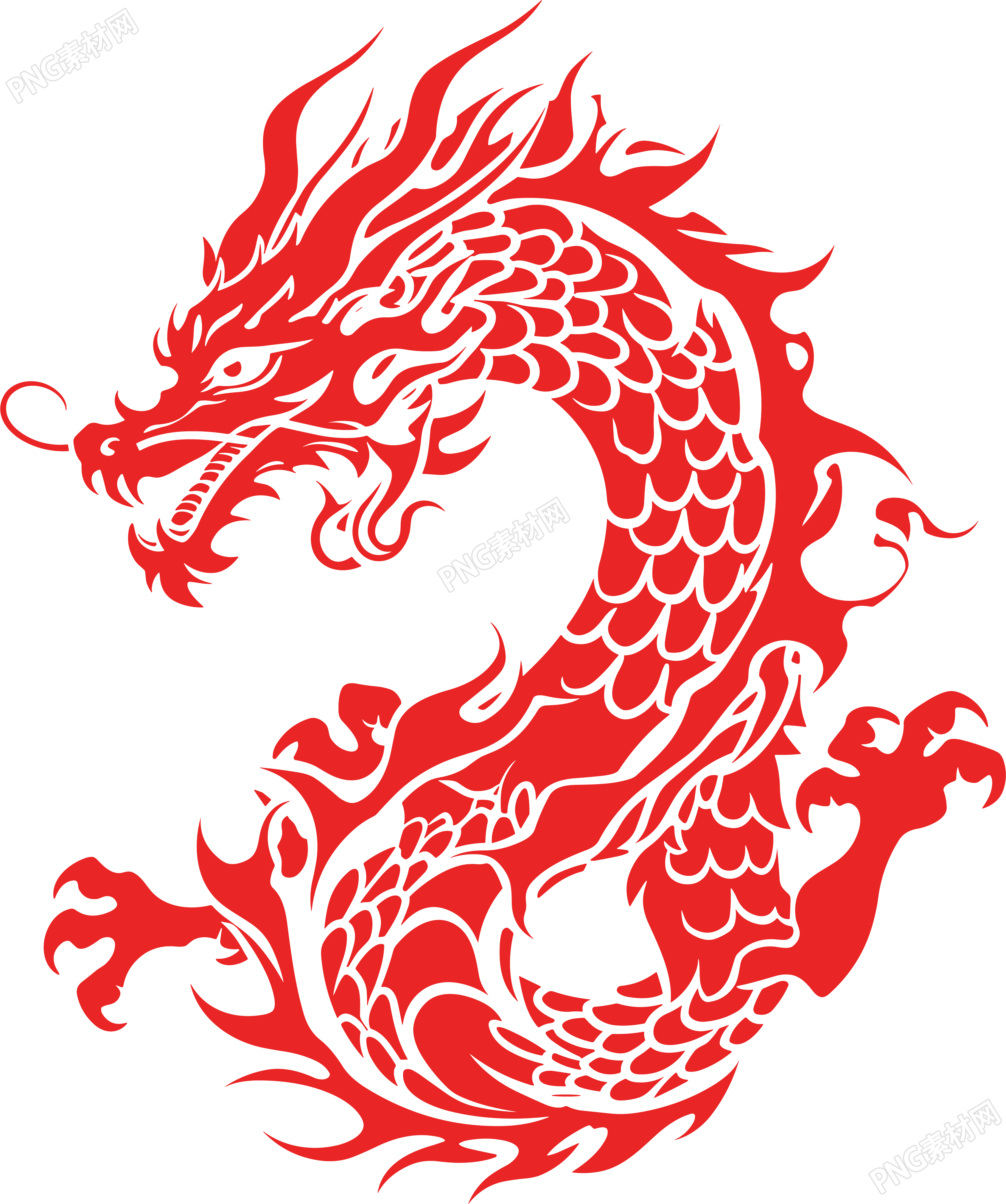 中国龙可商用素材