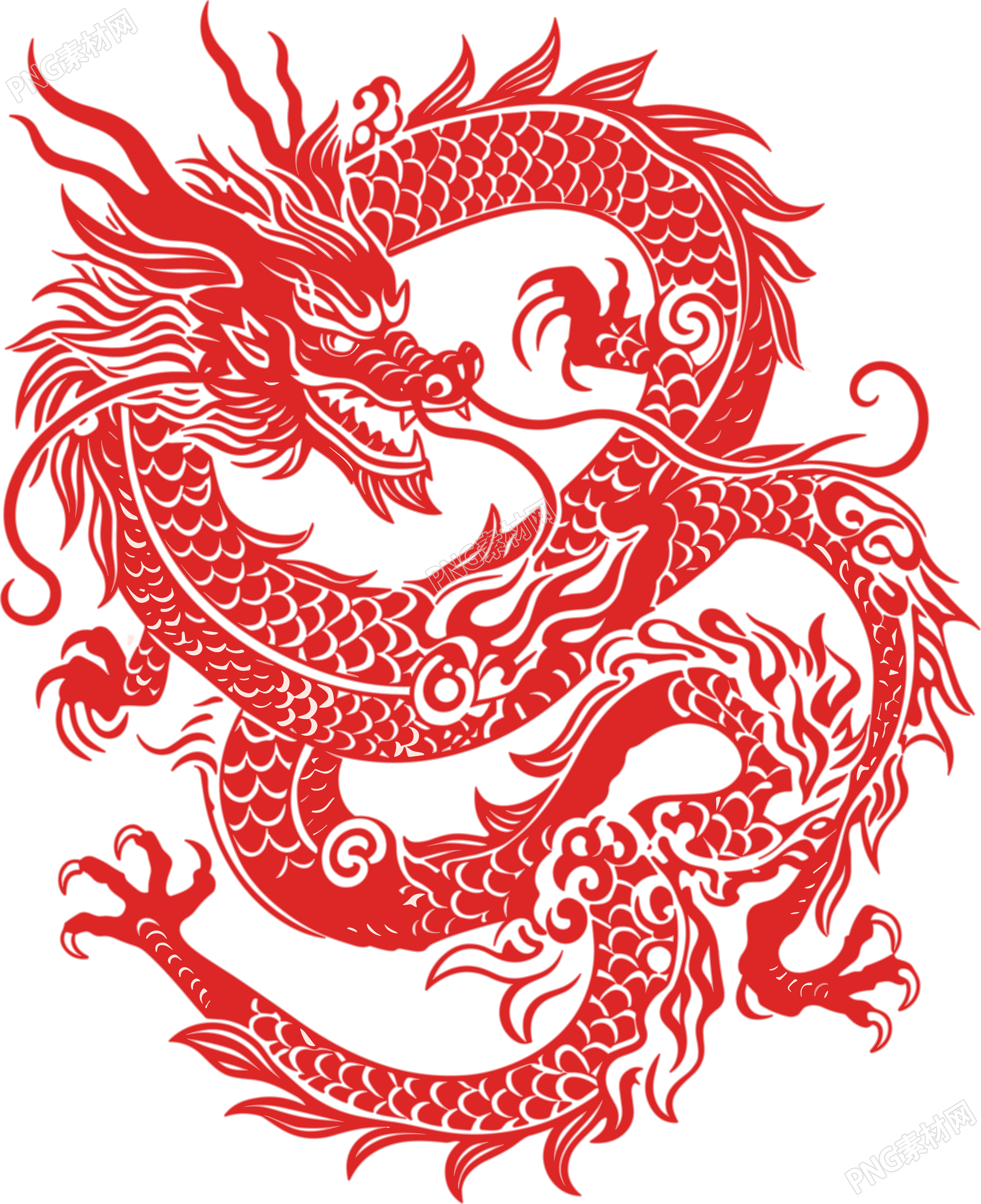 中国龙创意设计灵感插画
