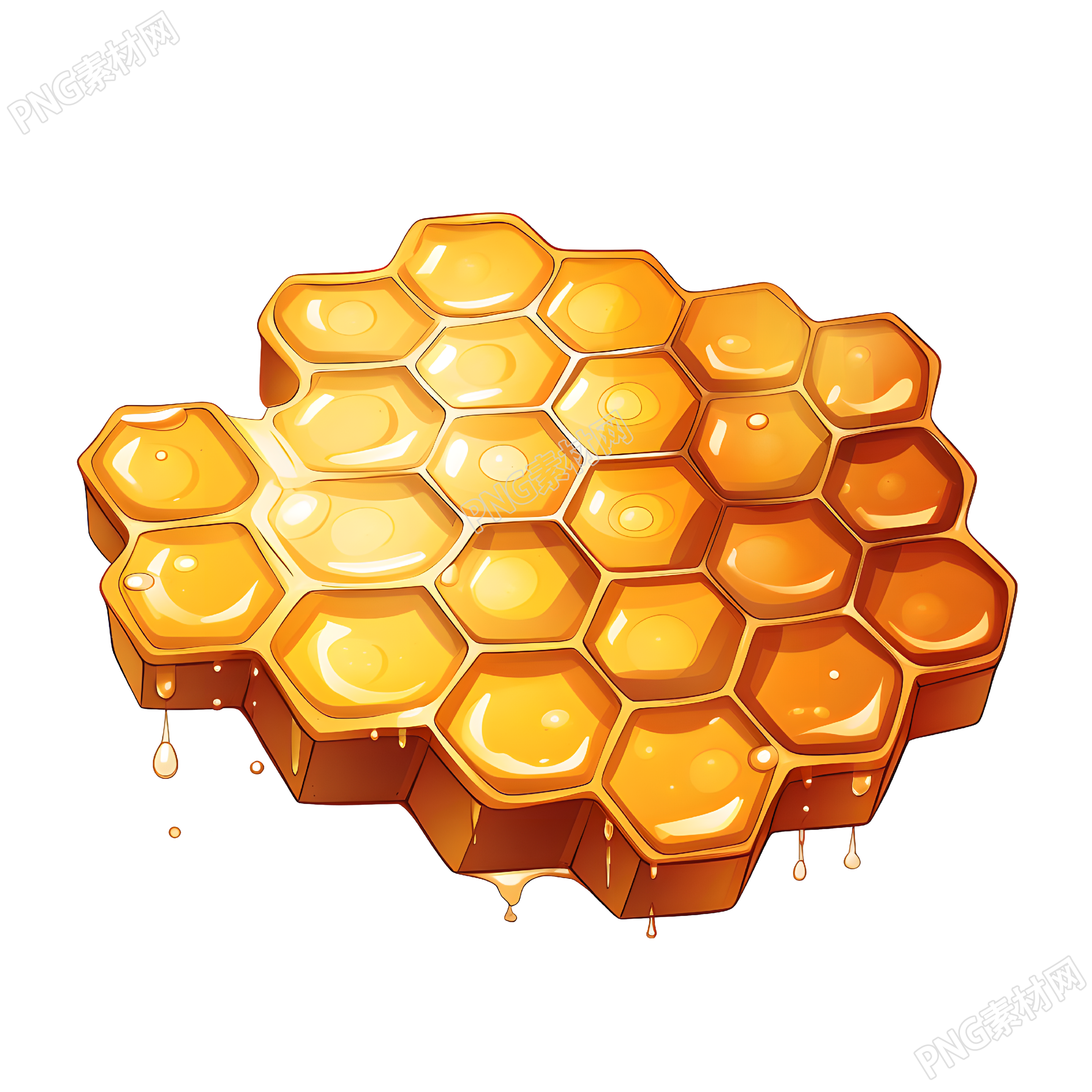 3D蜂巢图形素材