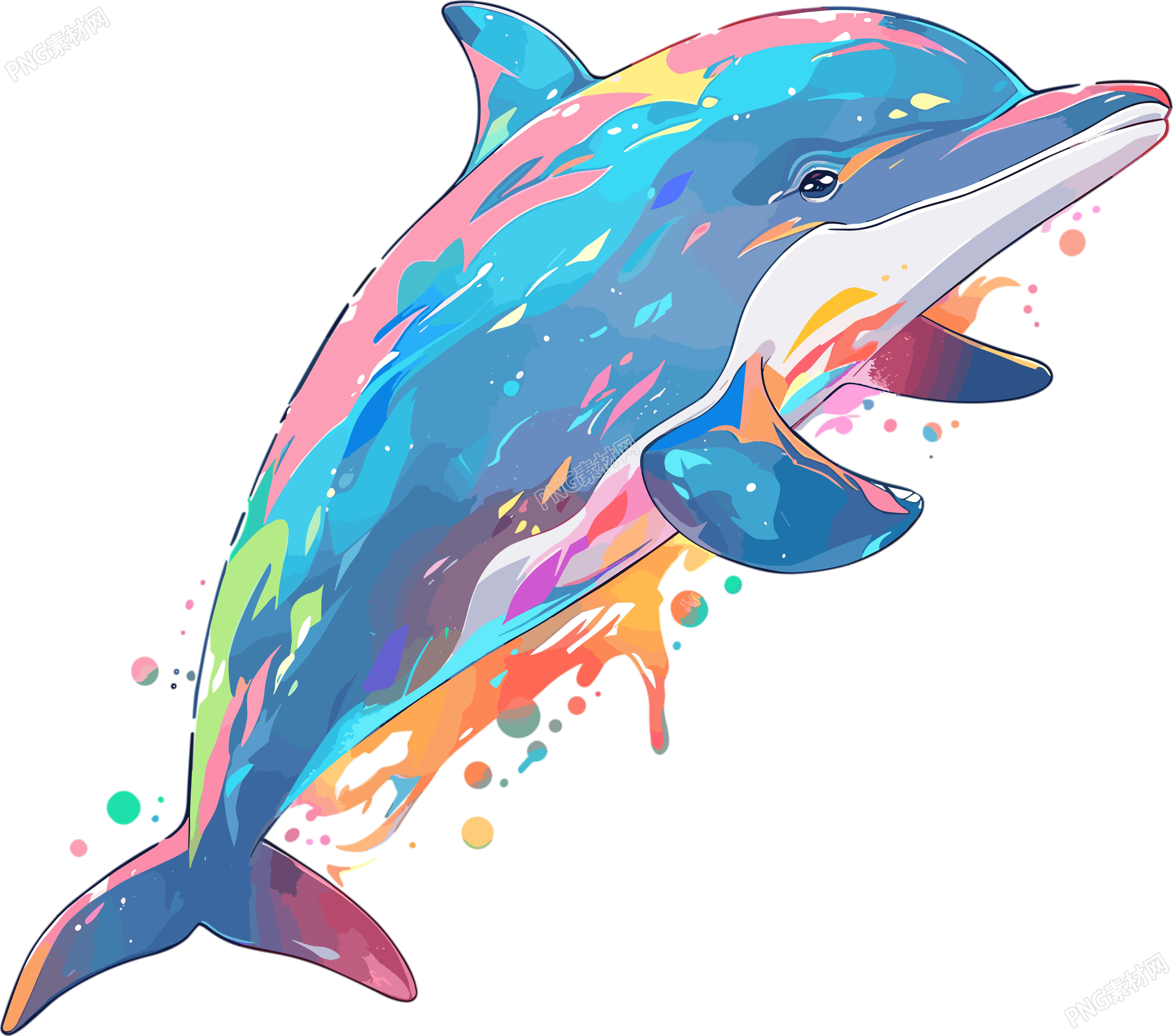 海豚图画素材