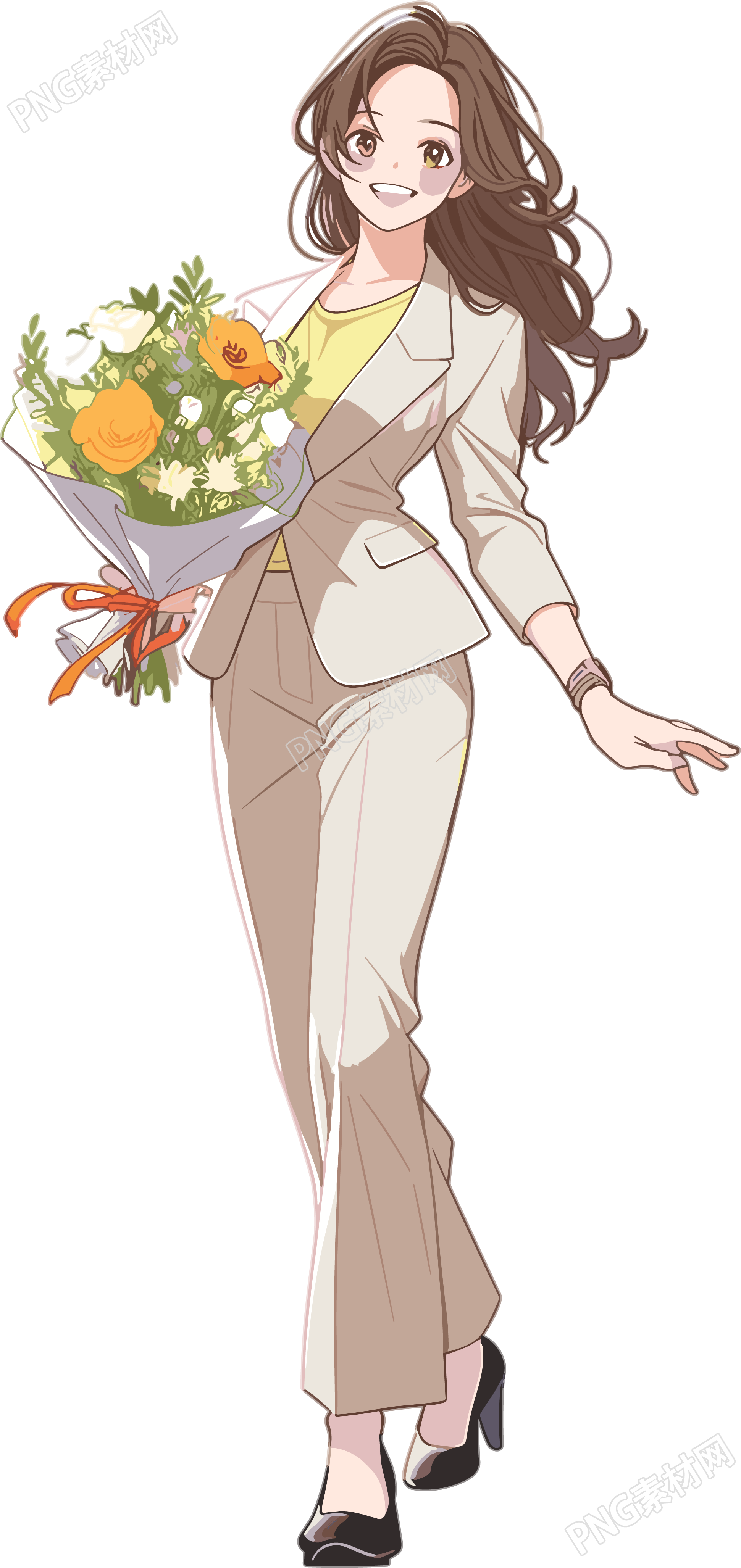 教师节卡通女老师插画设计