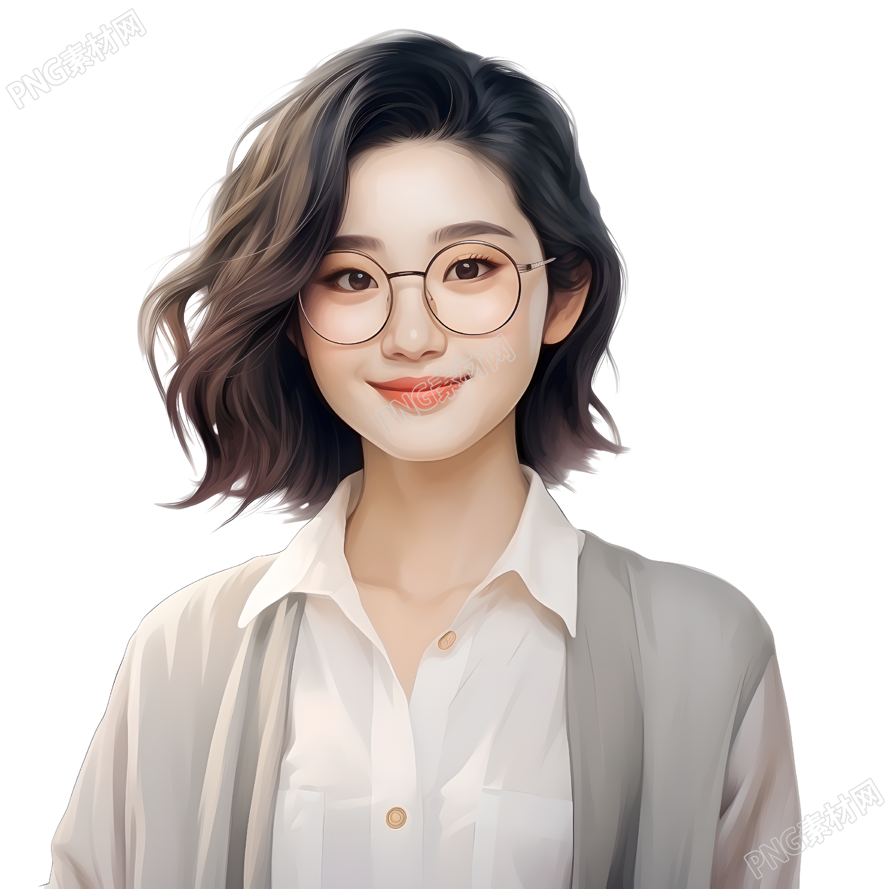 人像老师插画设计