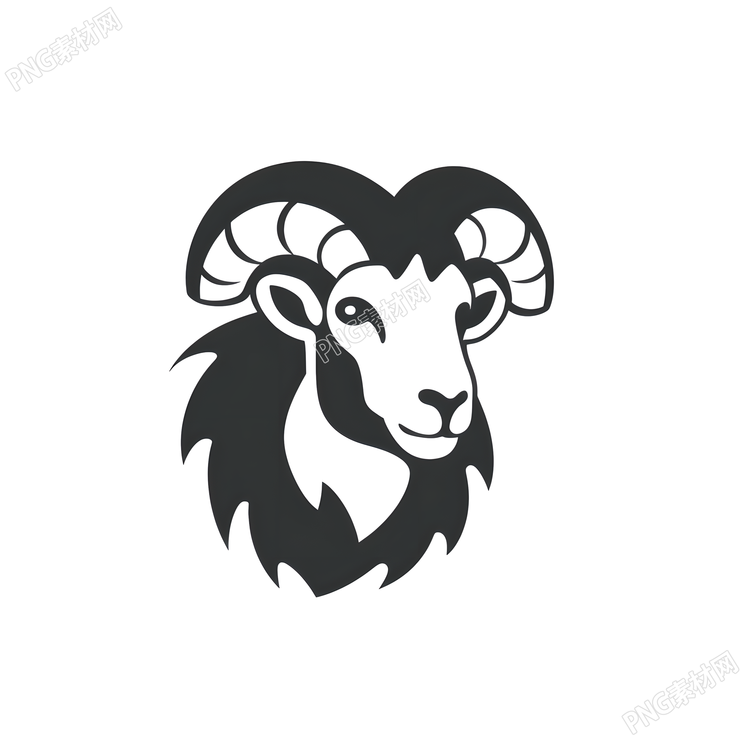 羊logo商用插画设计
