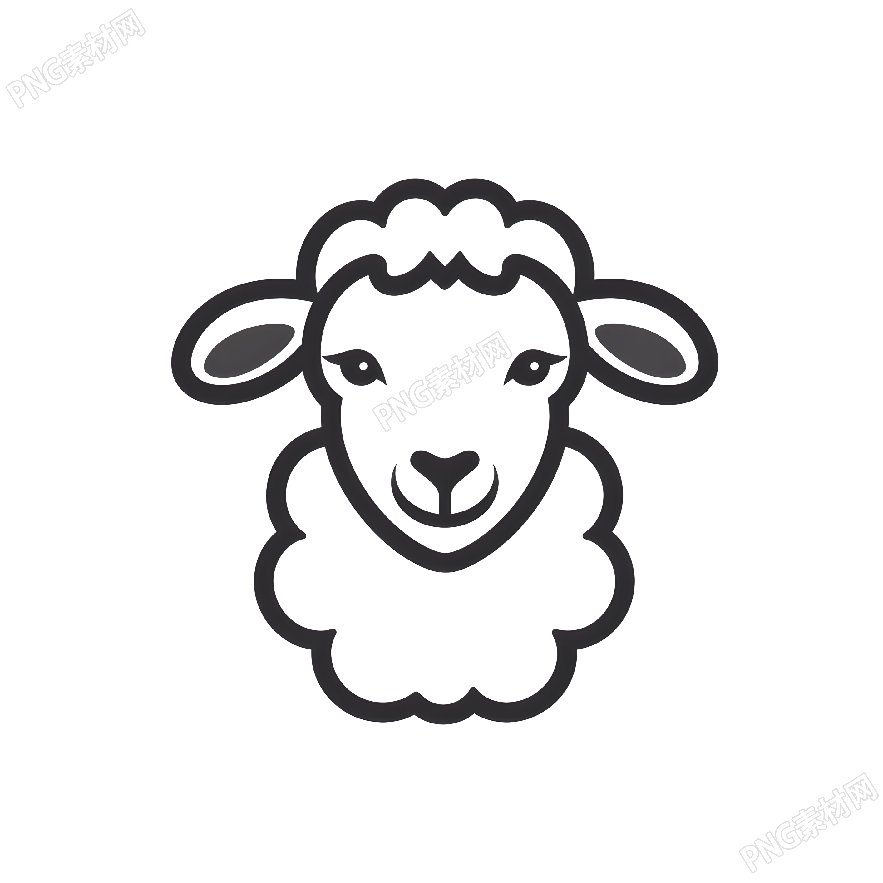 羊logo高清图形插画
