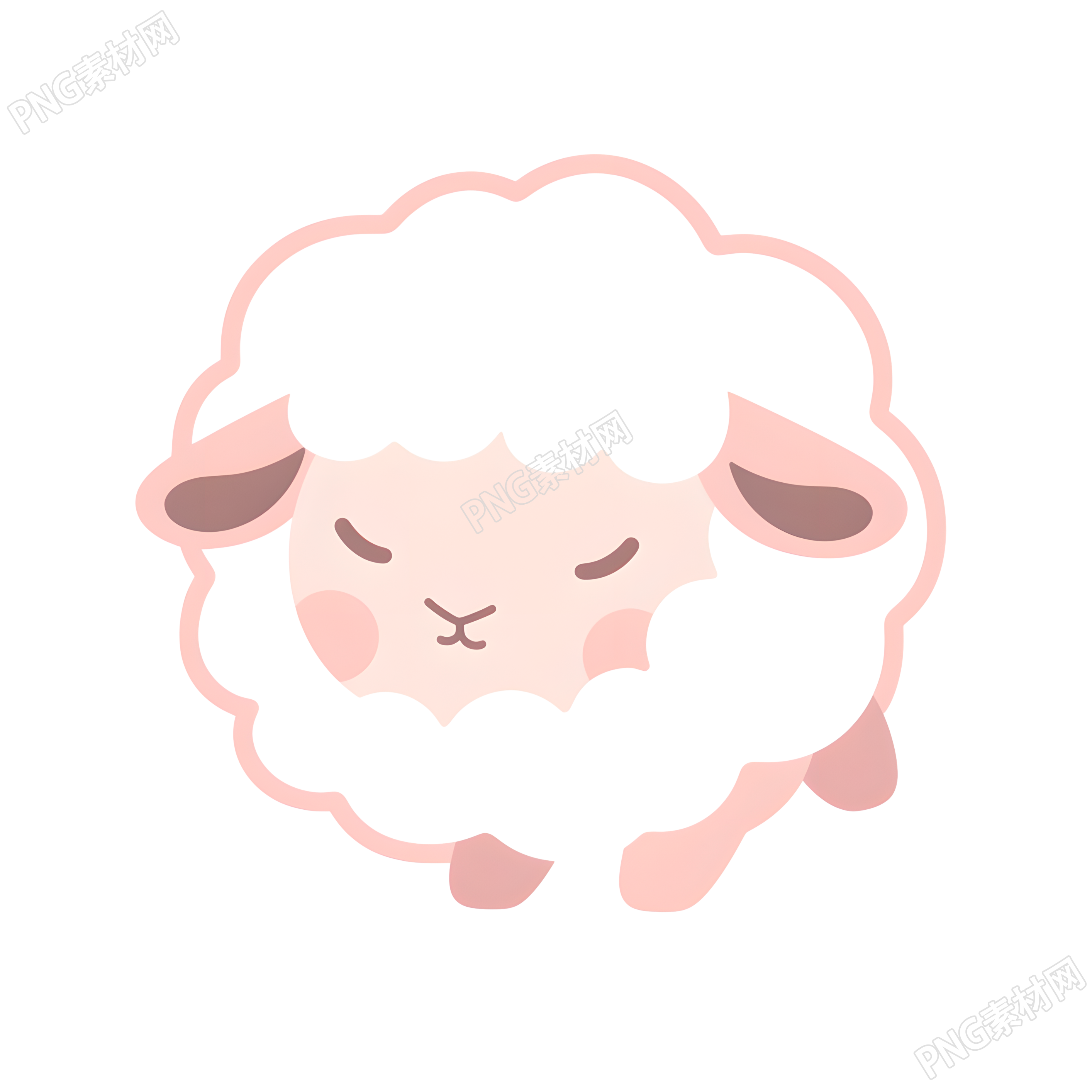 羊logo透明背景图形素材