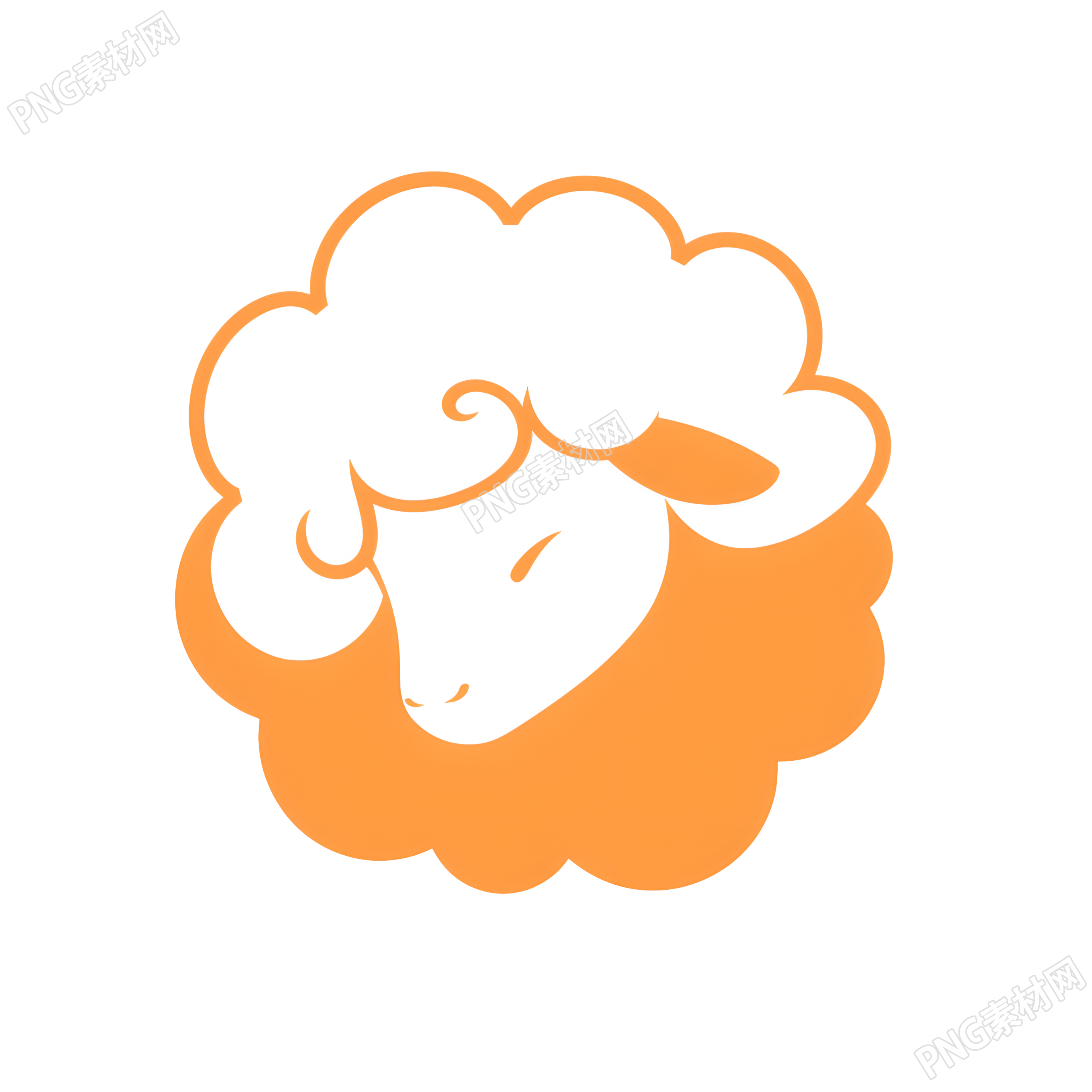 羊logo商业插画设计