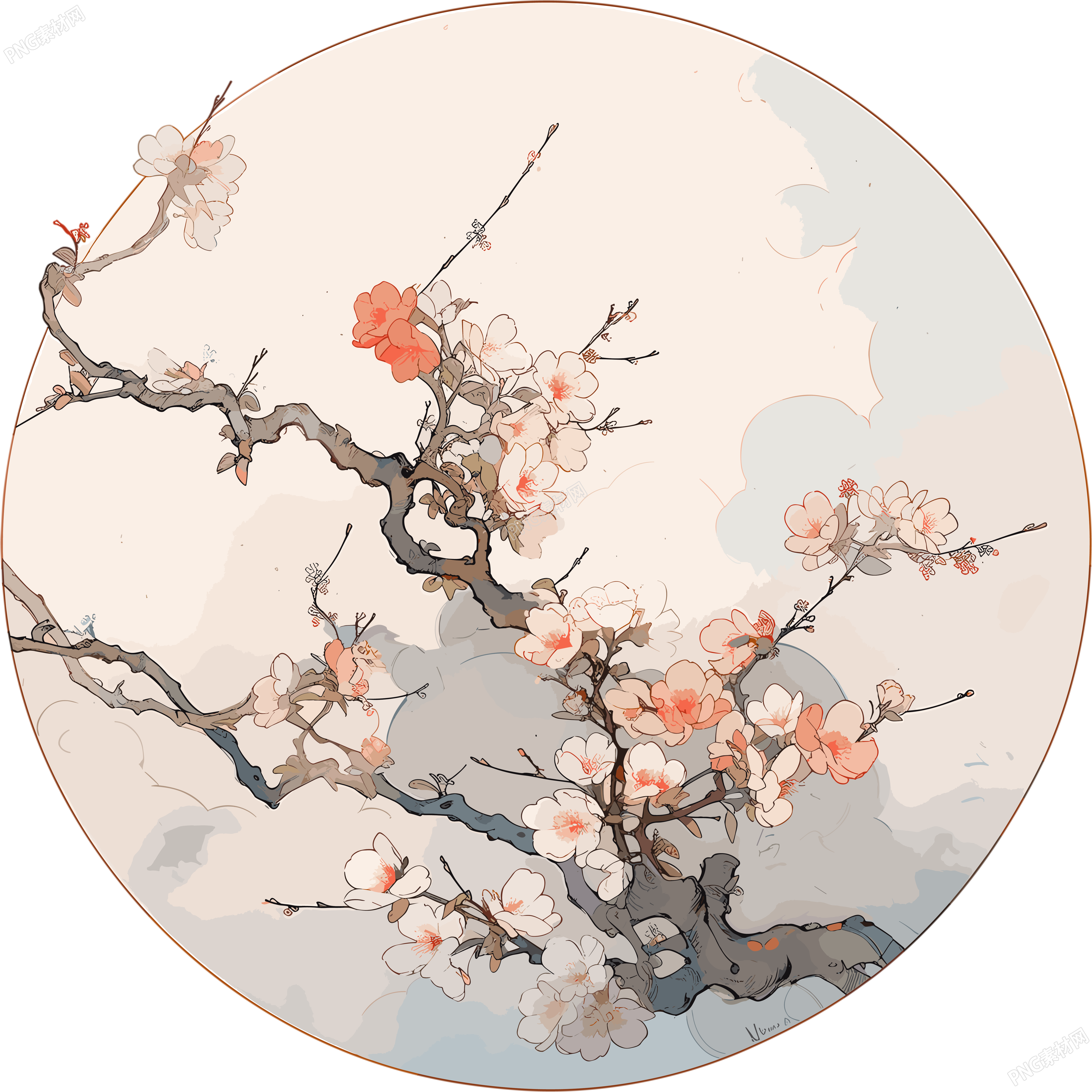 梅花PNG图形素材