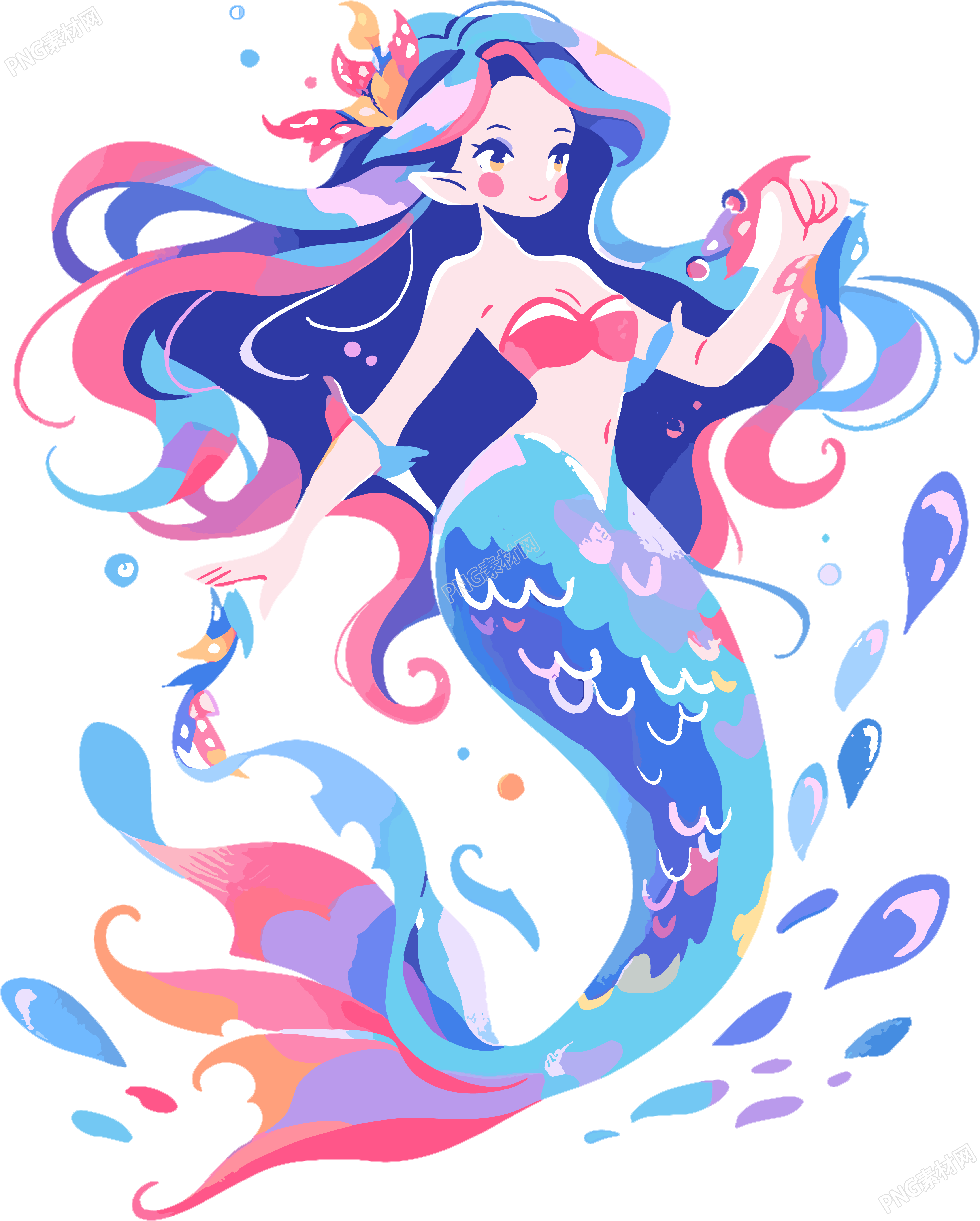 美人鱼创意设计元素