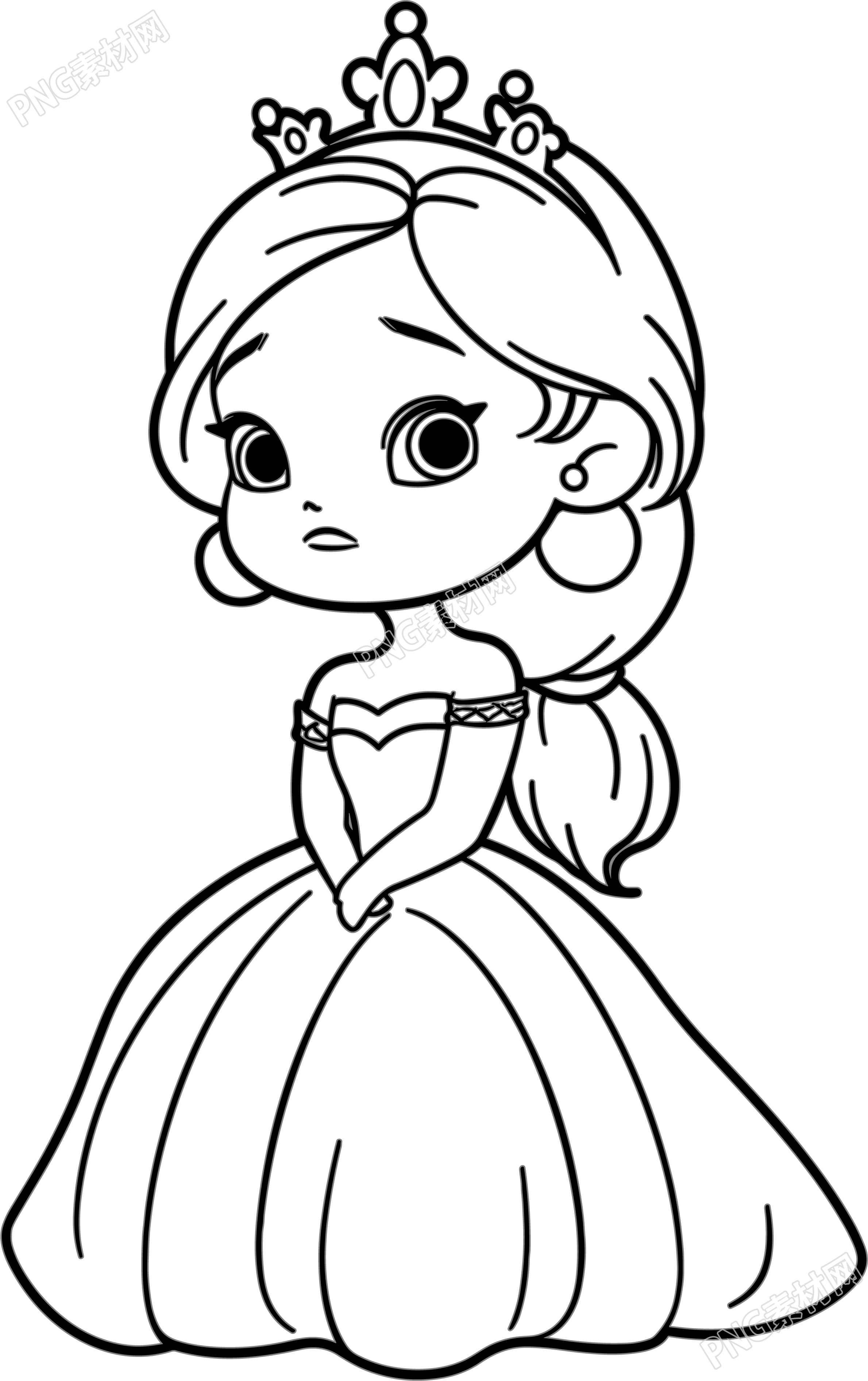 公主简笔画